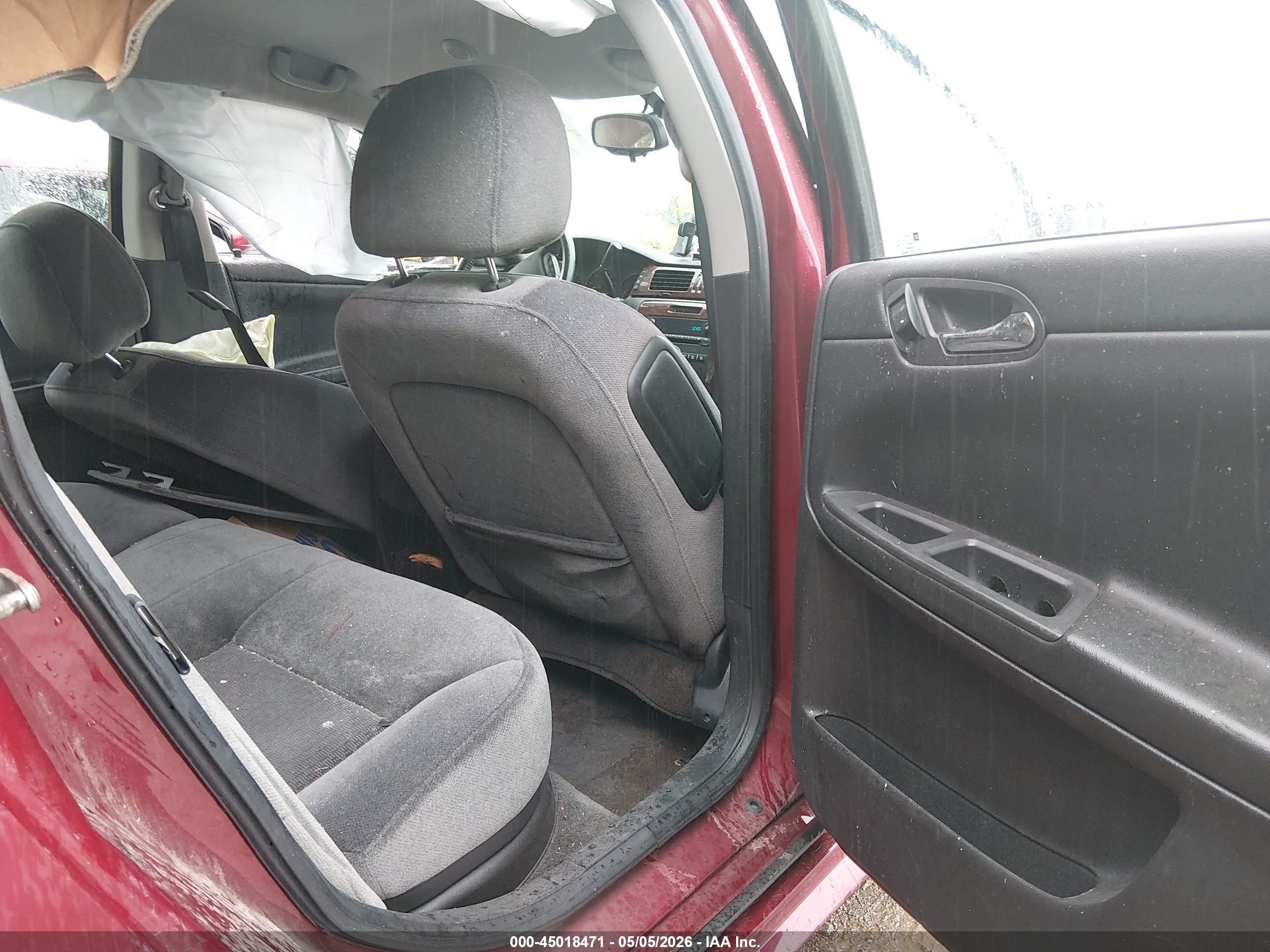2011 Chevrolet Impala Lt Red vin: 2G1WB5EK3B1187875