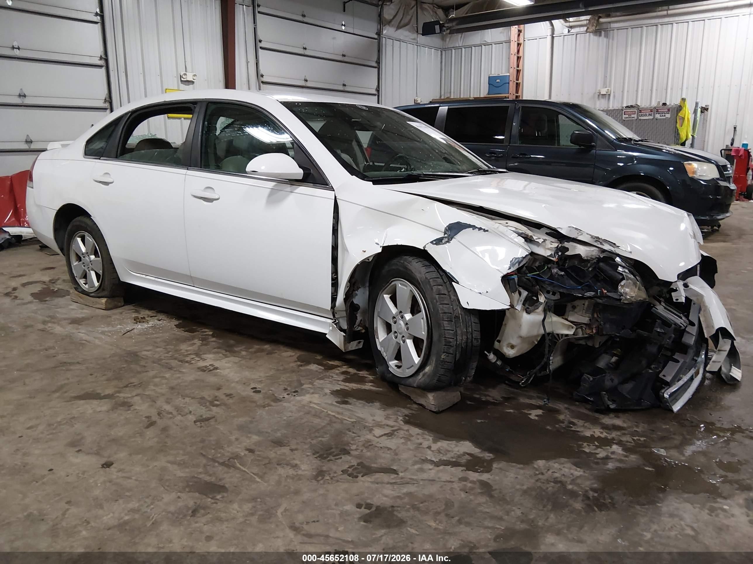 2010 Chevrolet Impala Lt White vin: 2G1WB5EK4A1111113