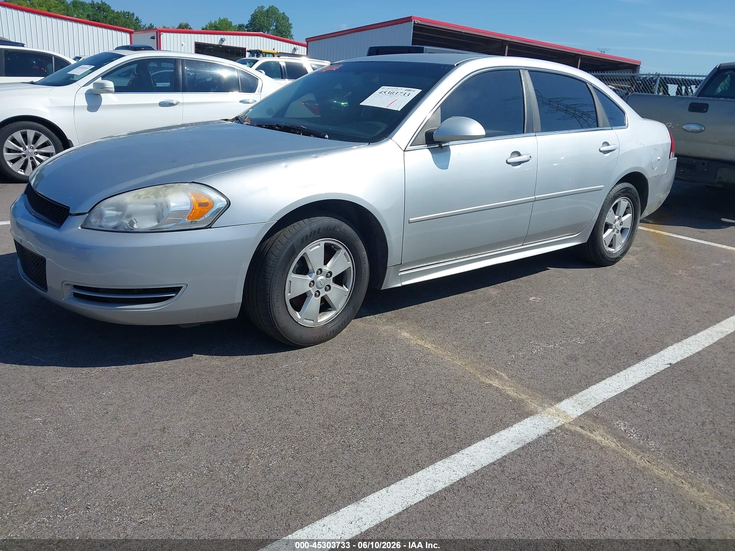 2010 Chevrolet Impala Lt Gray vin: 2G1WB5EK4A1197149