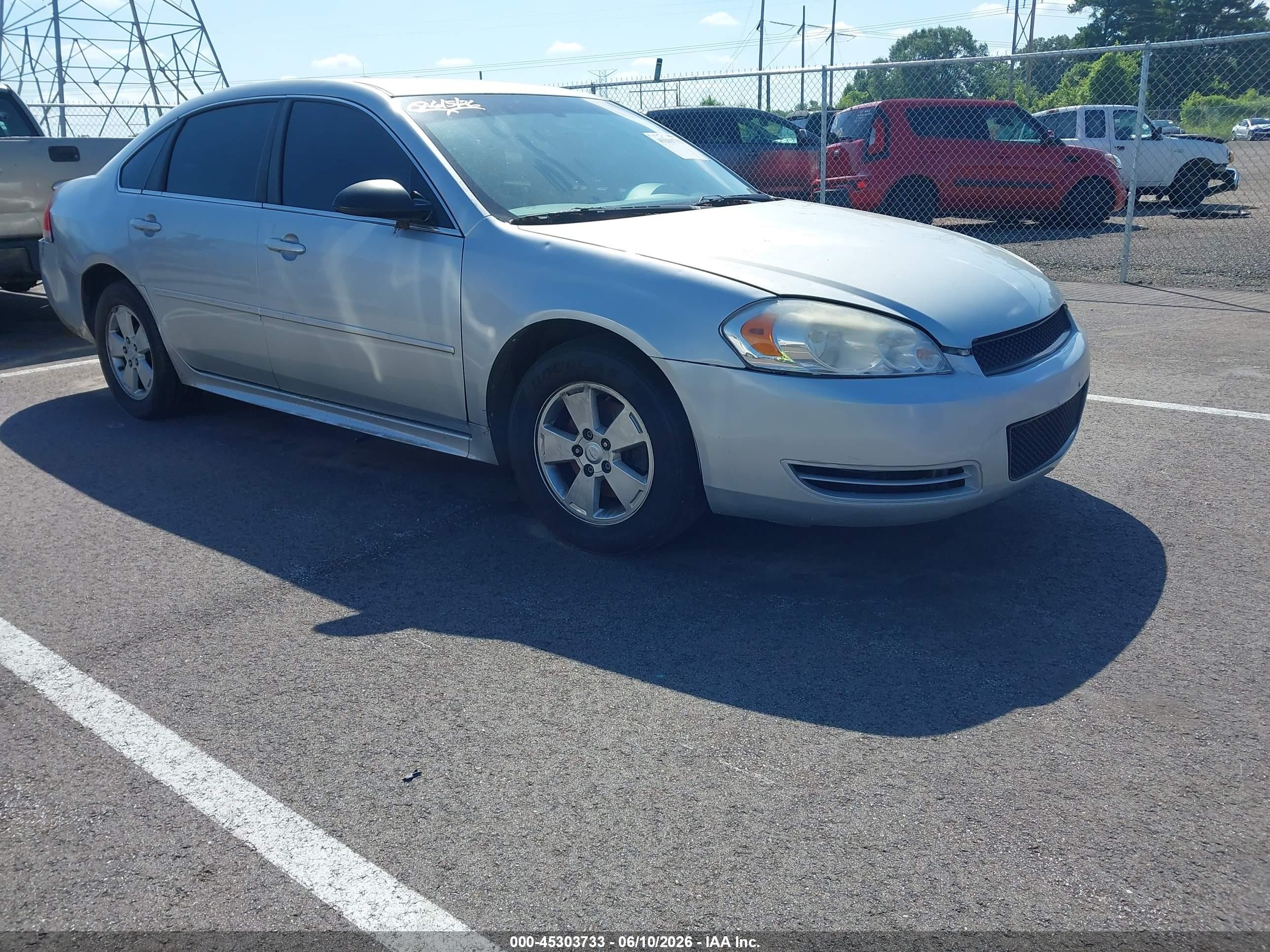 2010 Chevrolet Impala Lt Gray vin: 2G1WB5EK4A1197149