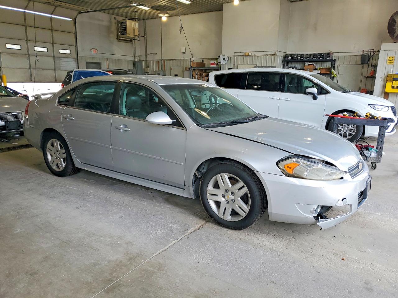 2010 Chevrolet Impala Lt Silver vin: 2G1WB5EK4A1230232
