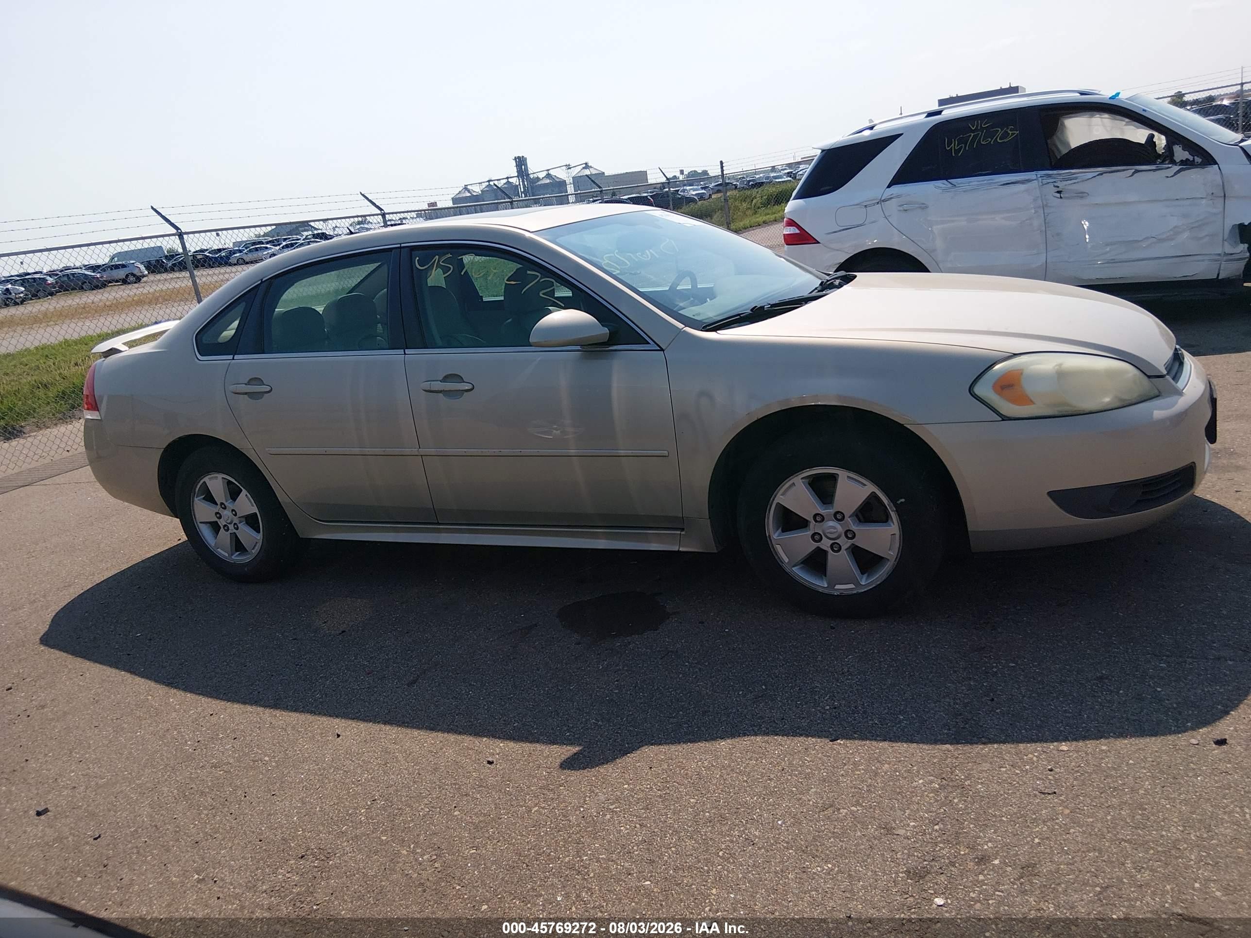2010 Chevrolet Impala Lt Tan vin: 2G1WB5EK4A1238301