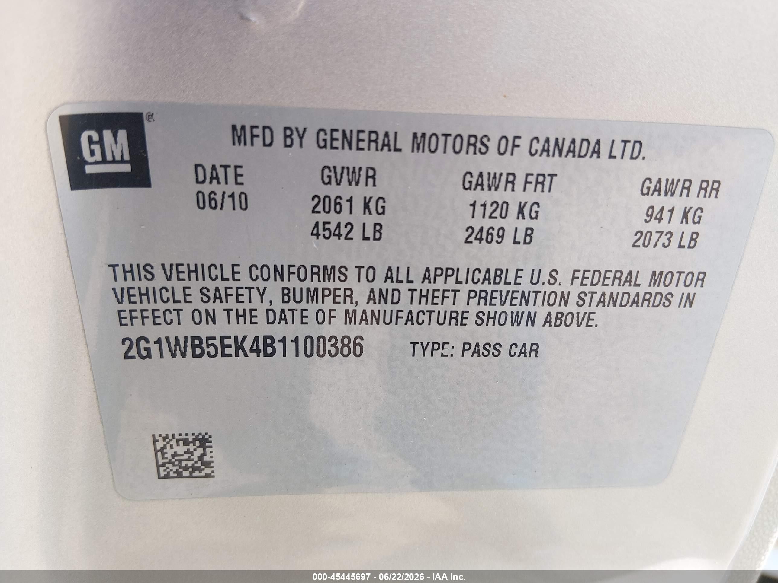 2011 Chevrolet Impala Lt Золотой vin: 2G1WB5EK4B1100386