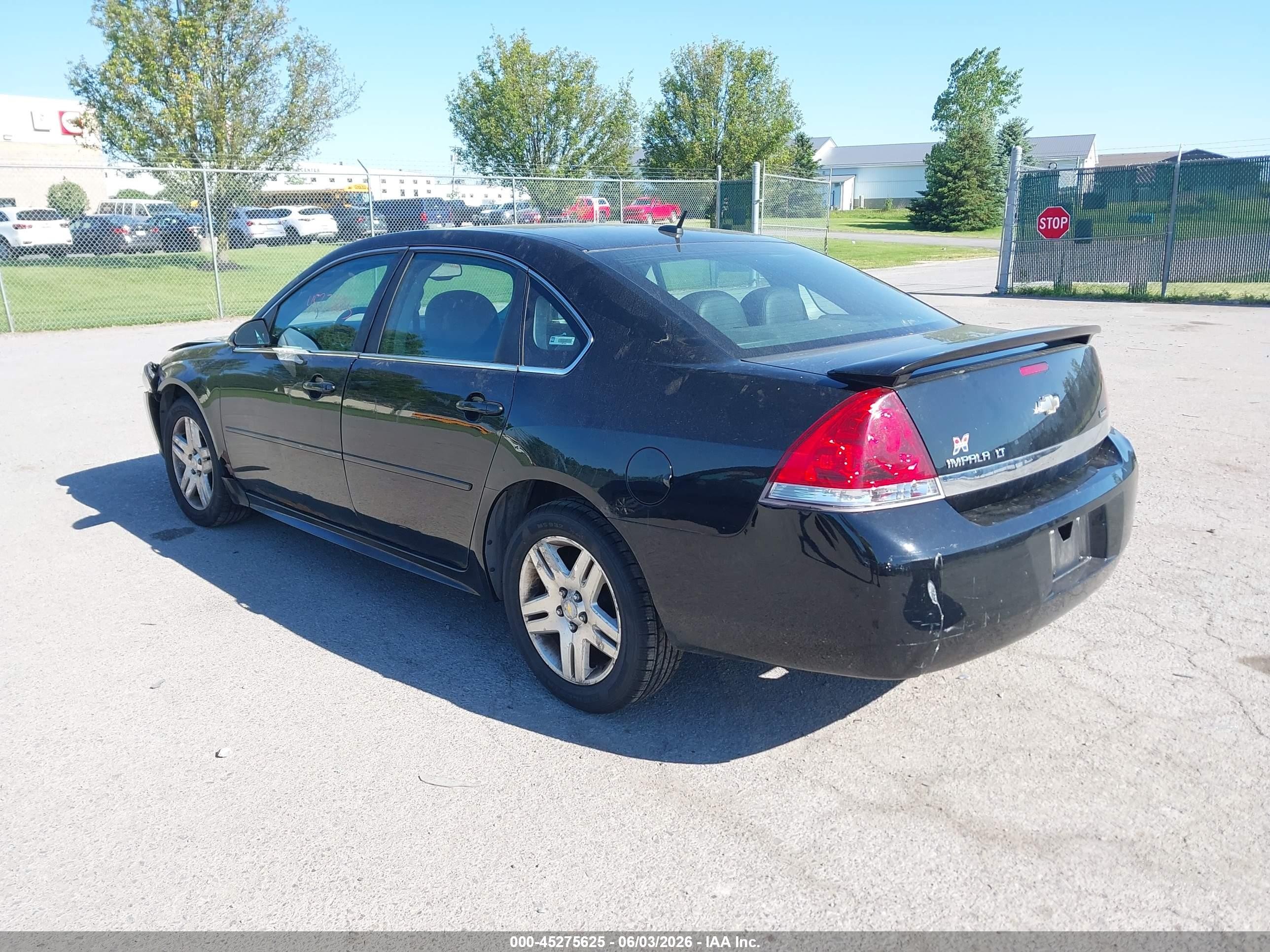 2011 Chevrolet Impala Lt Black vin: 2G1WB5EK4B1108732