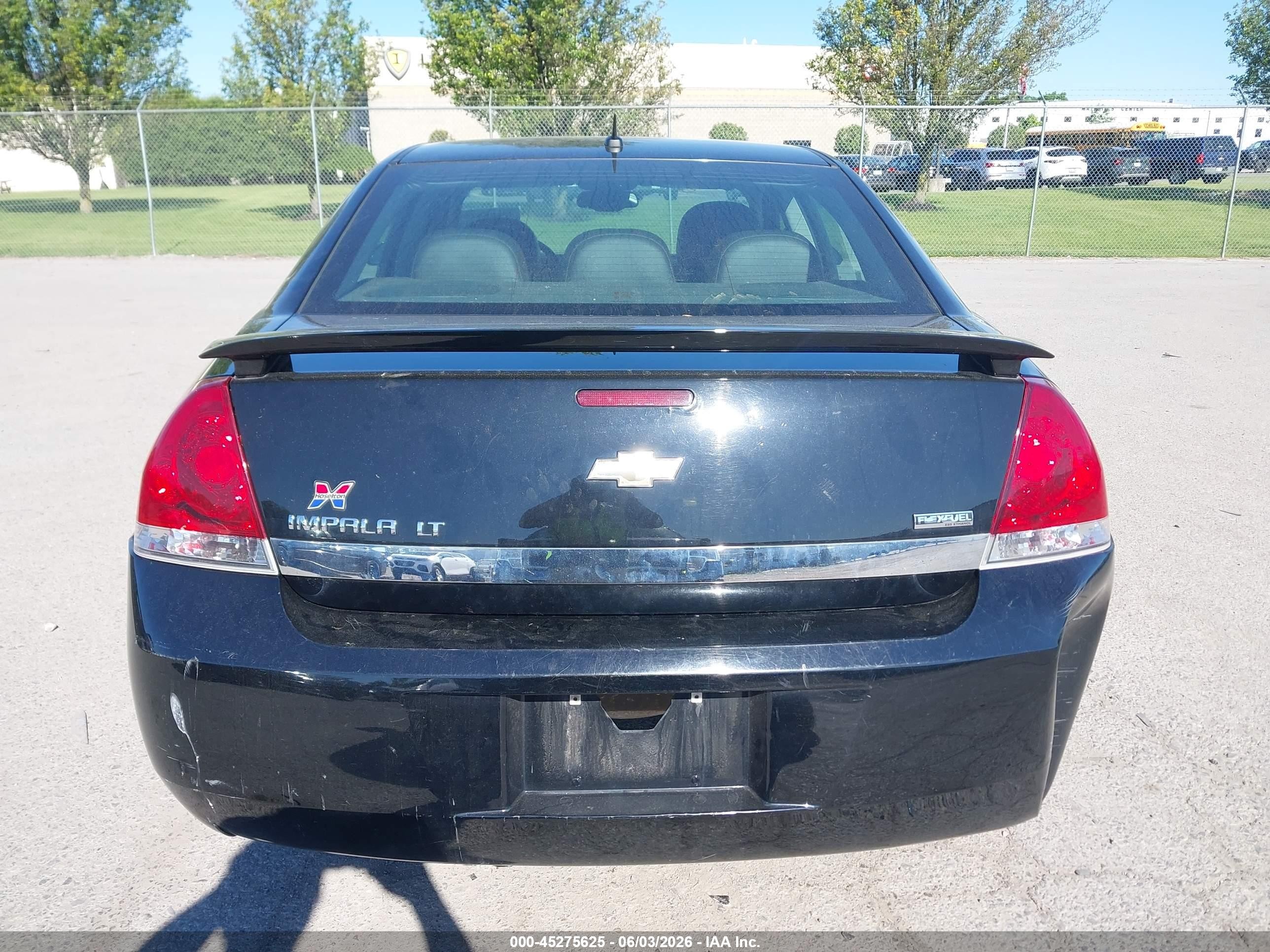 2011 Chevrolet Impala Lt Black vin: 2G1WB5EK4B1108732