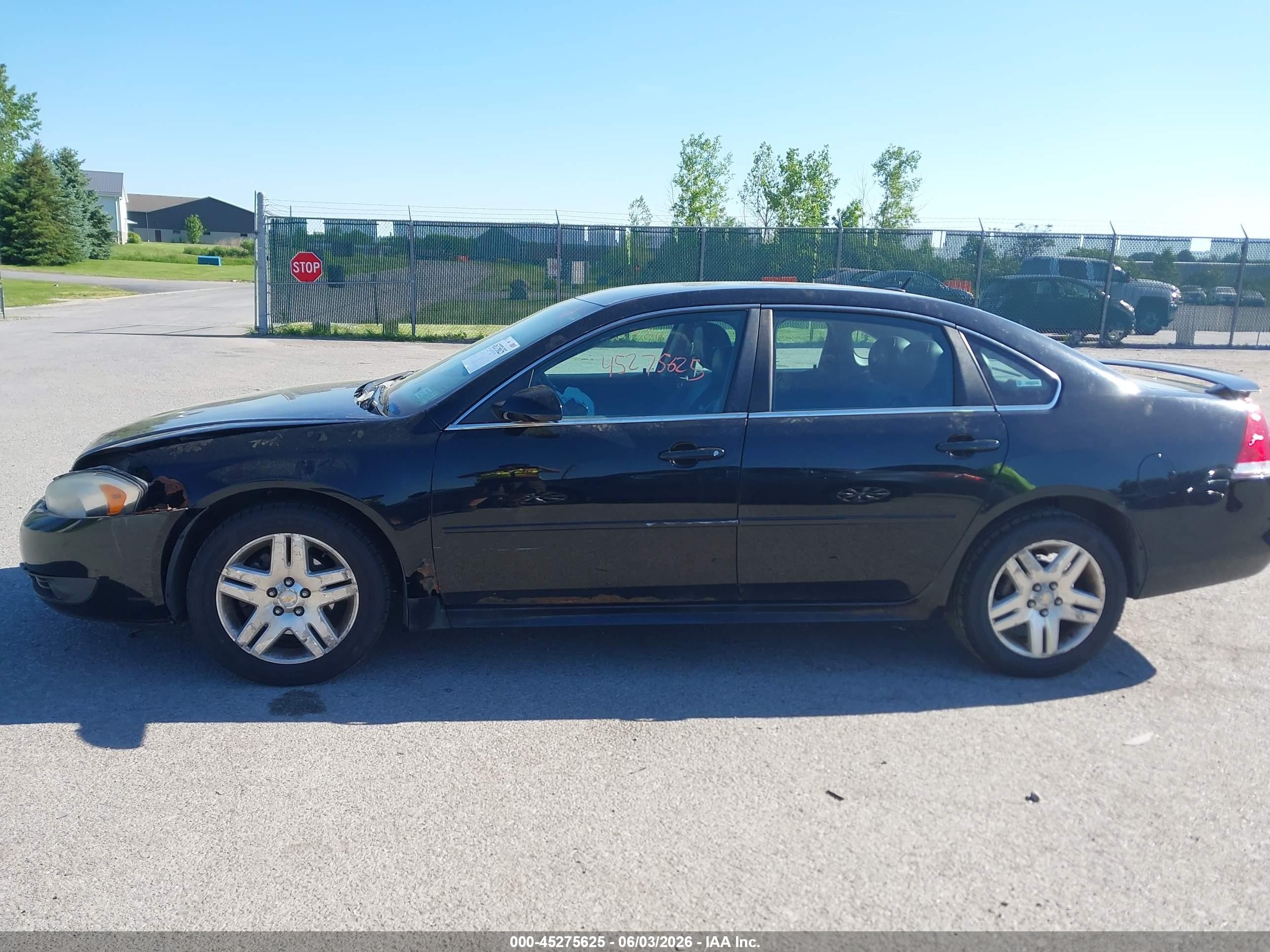 2011 Chevrolet Impala Lt Black vin: 2G1WB5EK4B1108732