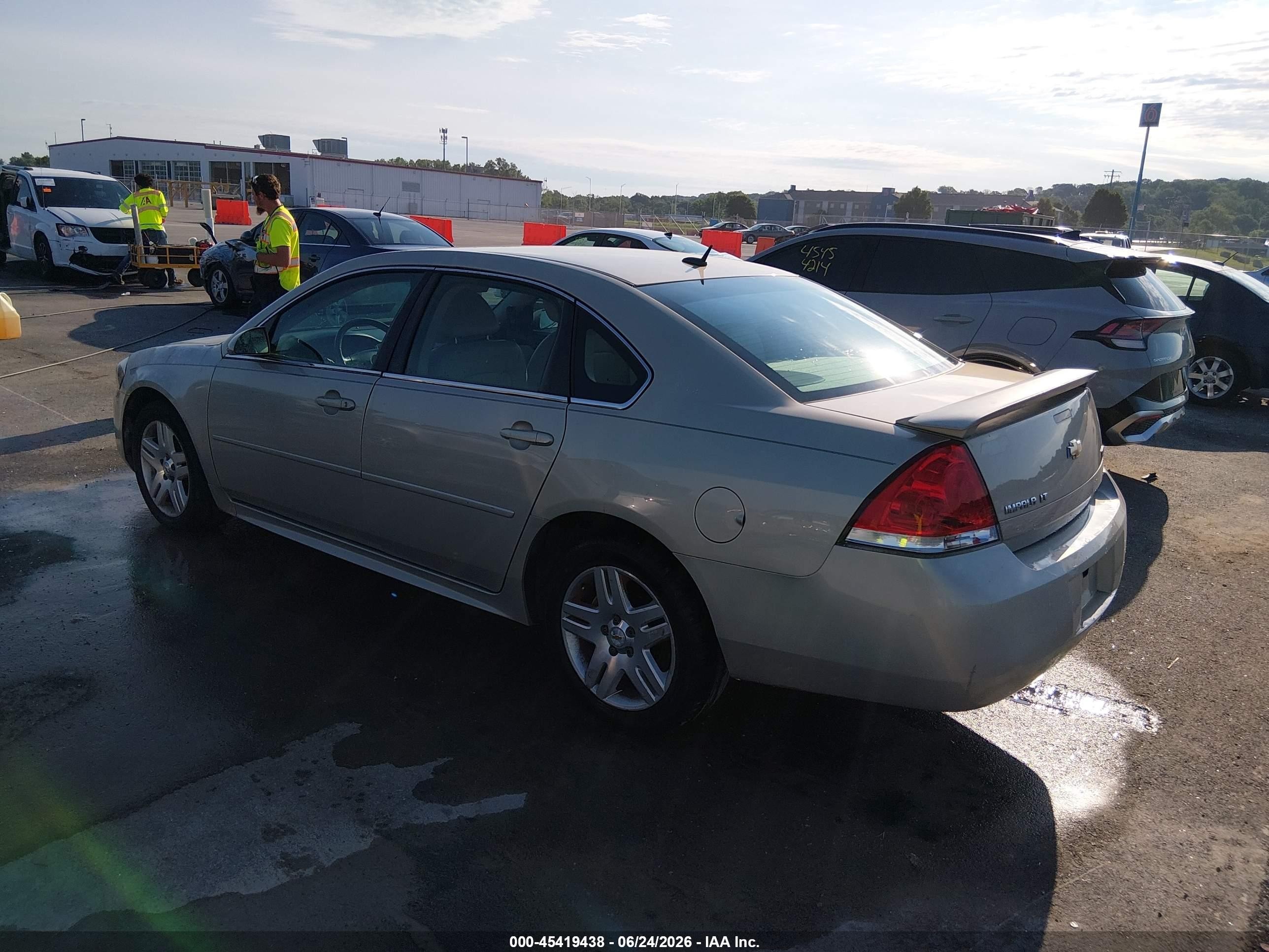 2011 Chevrolet Impala Lt Silver vin: 2G1WB5EK4B1183401