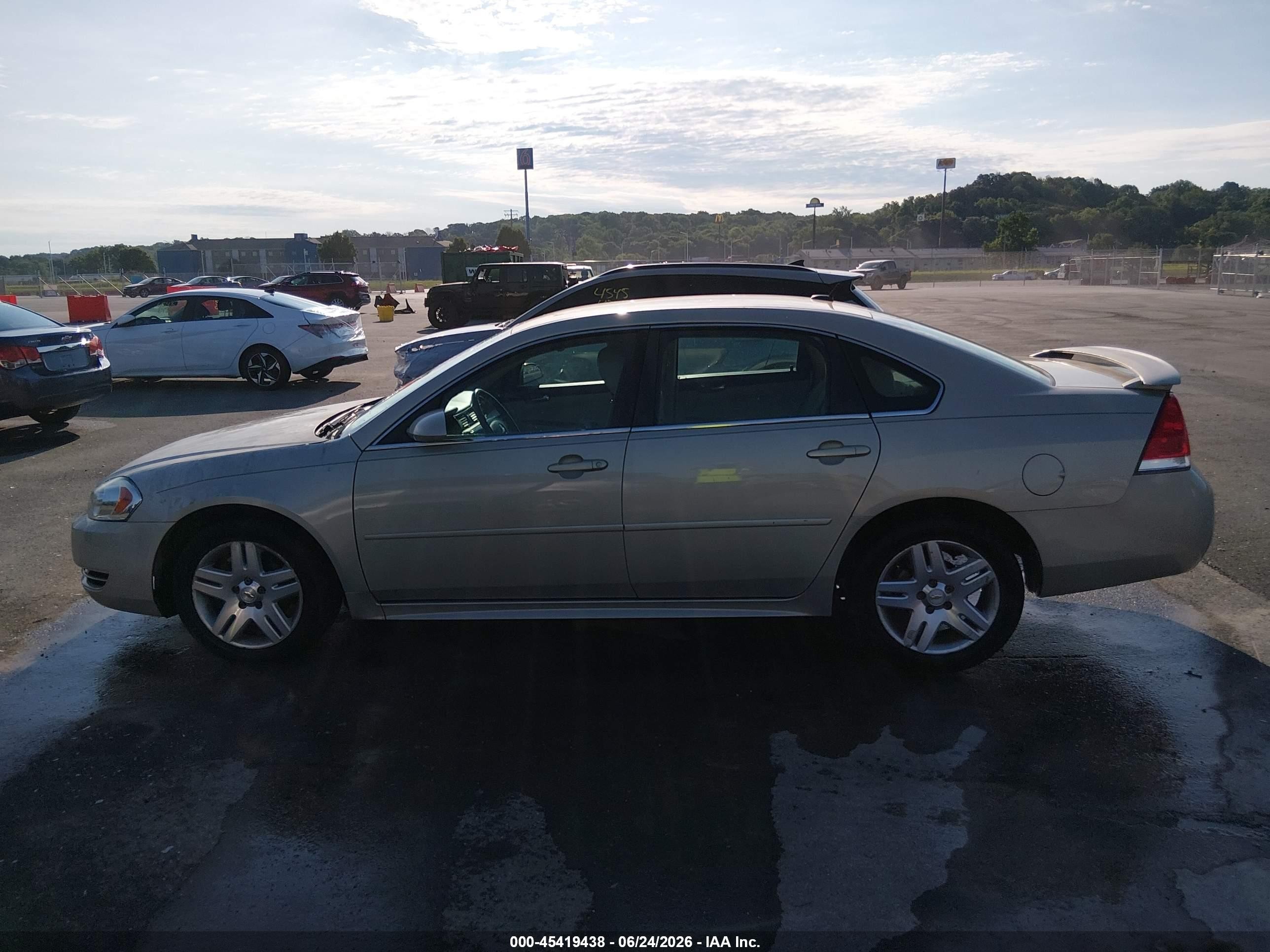 2011 Chevrolet Impala Lt Silver vin: 2G1WB5EK4B1183401