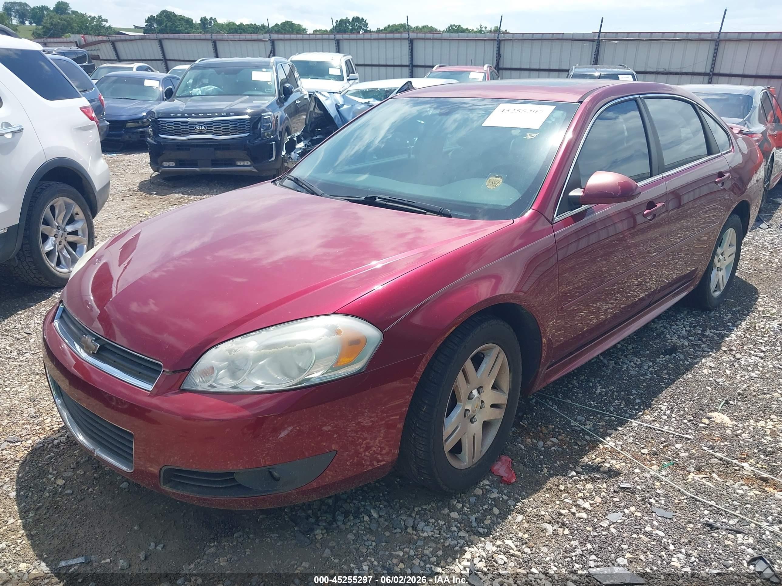 2011 Chevrolet Impala Lt Maroon vin: 2G1WB5EK4B1258663