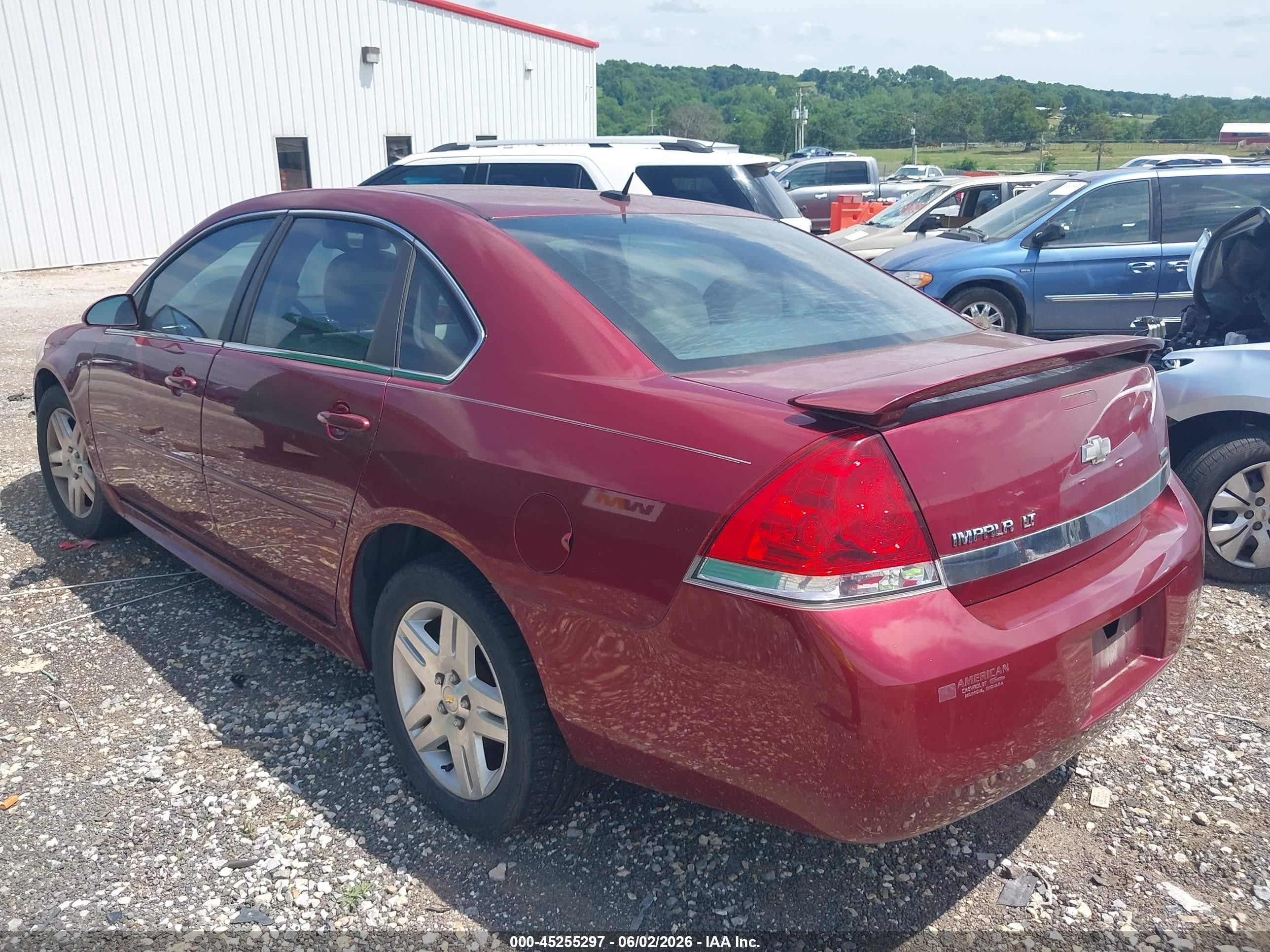 2011 Chevrolet Impala Lt Maroon vin: 2G1WB5EK4B1258663