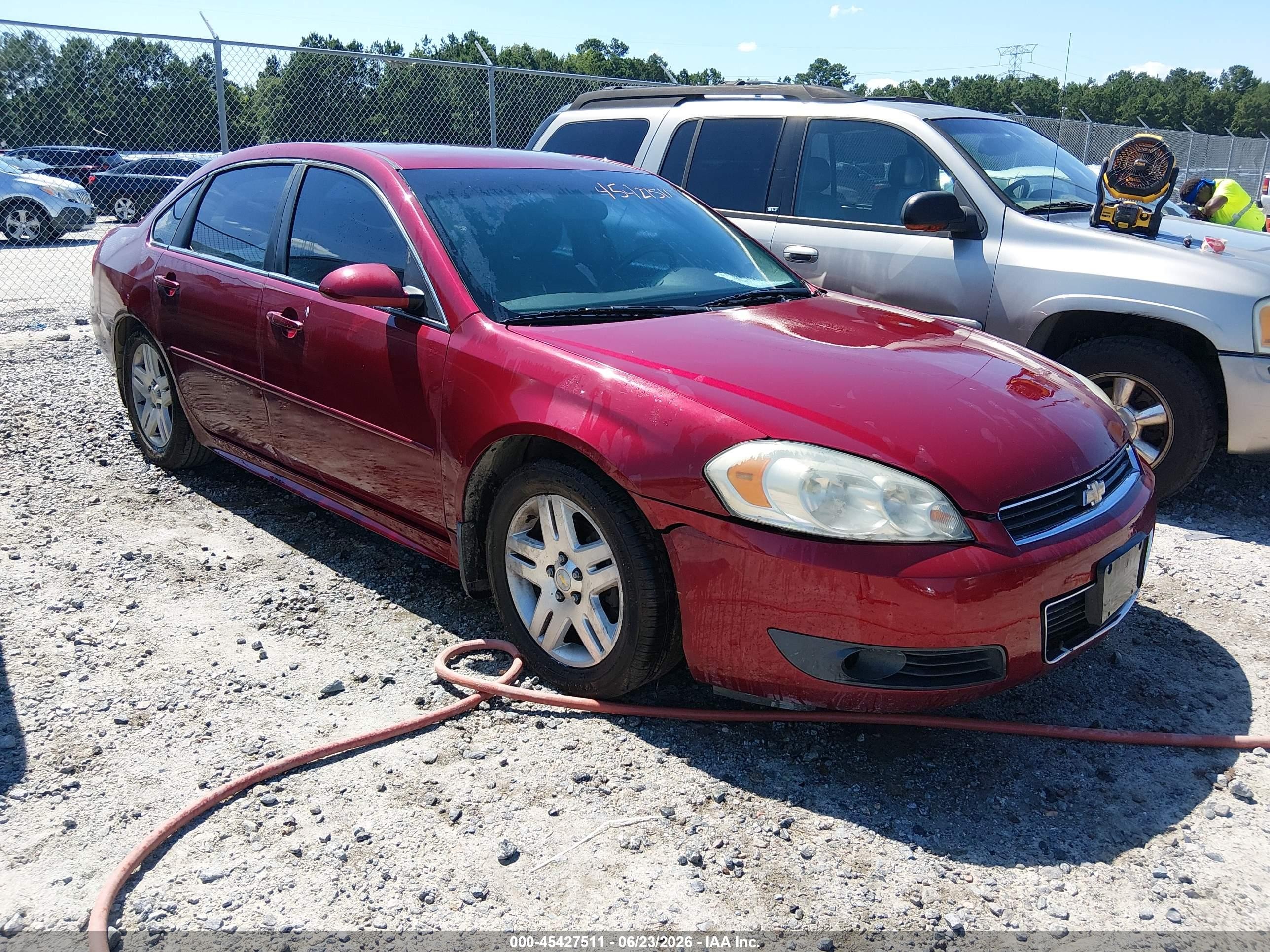 2011 Chevrolet Impala Lt Red vin: 2G1WB5EK4B1270263