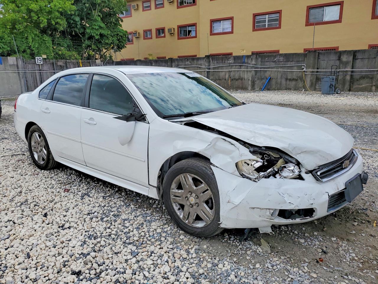 2011 Chevrolet Impala Lt White vin: 2G1WB5EK4B1324922