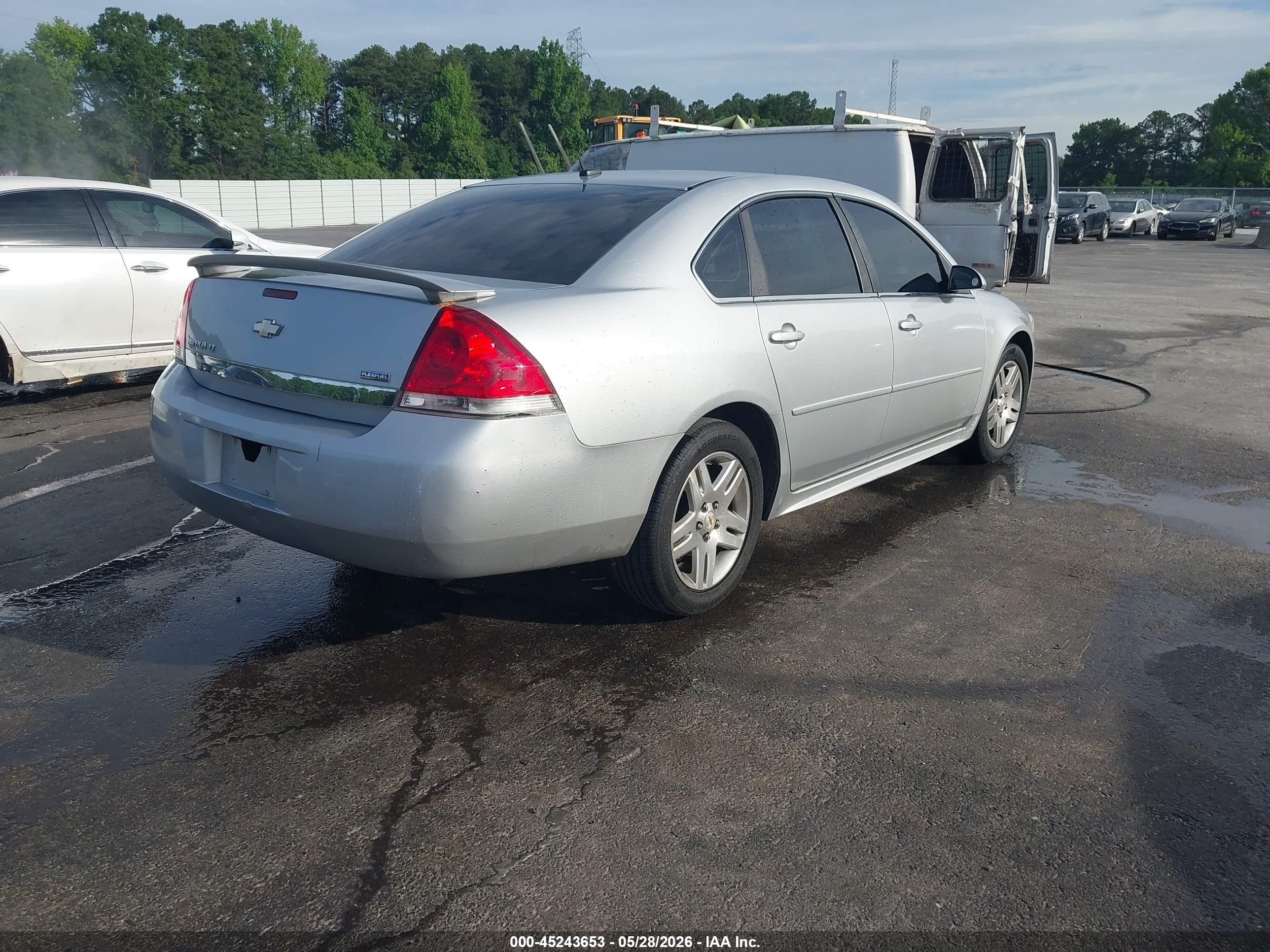 2011 Chevrolet Impala Lt Silver vin: 2G1WB5EK4B1325200