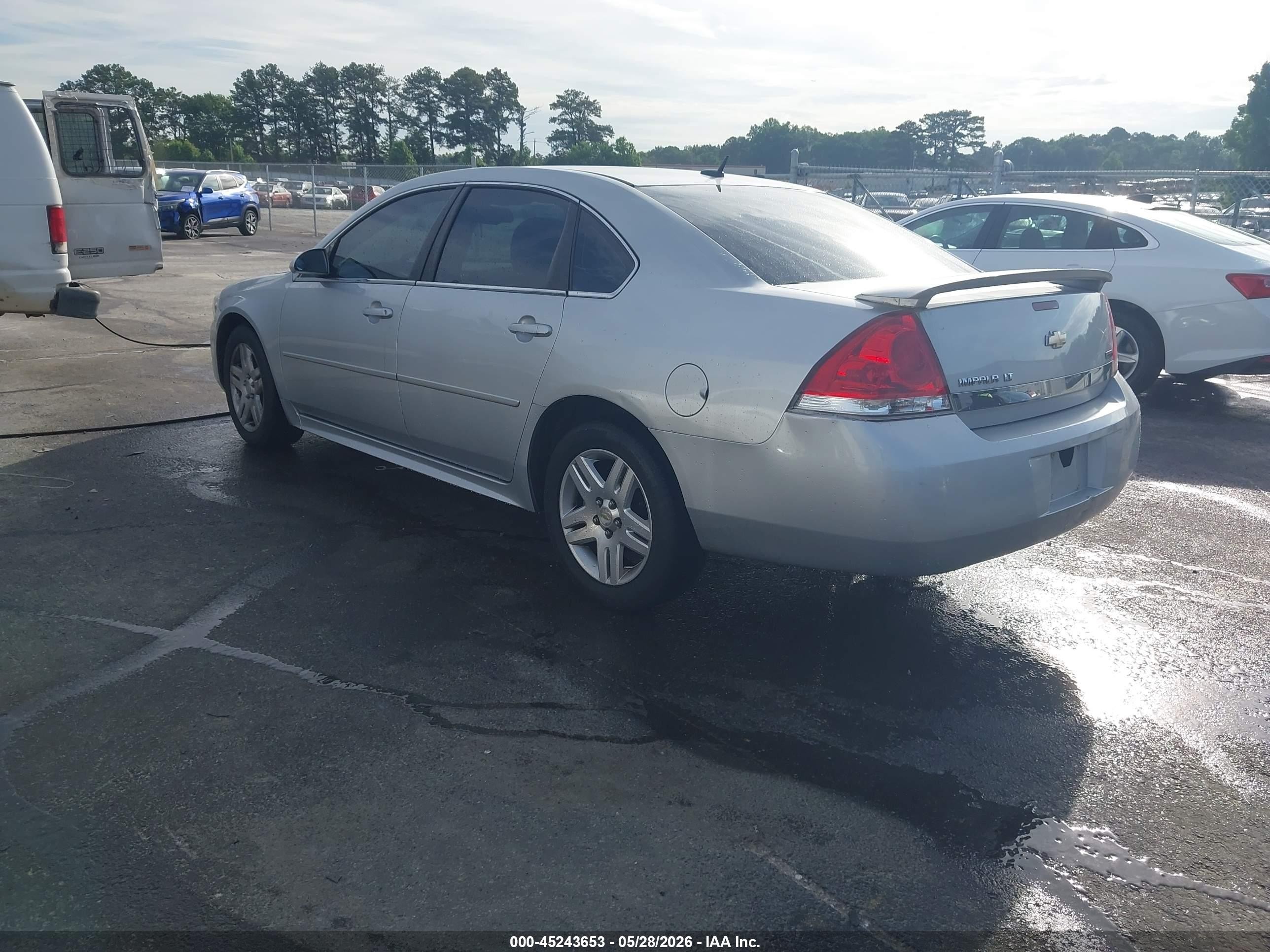 2011 Chevrolet Impala Lt Silver vin: 2G1WB5EK4B1325200