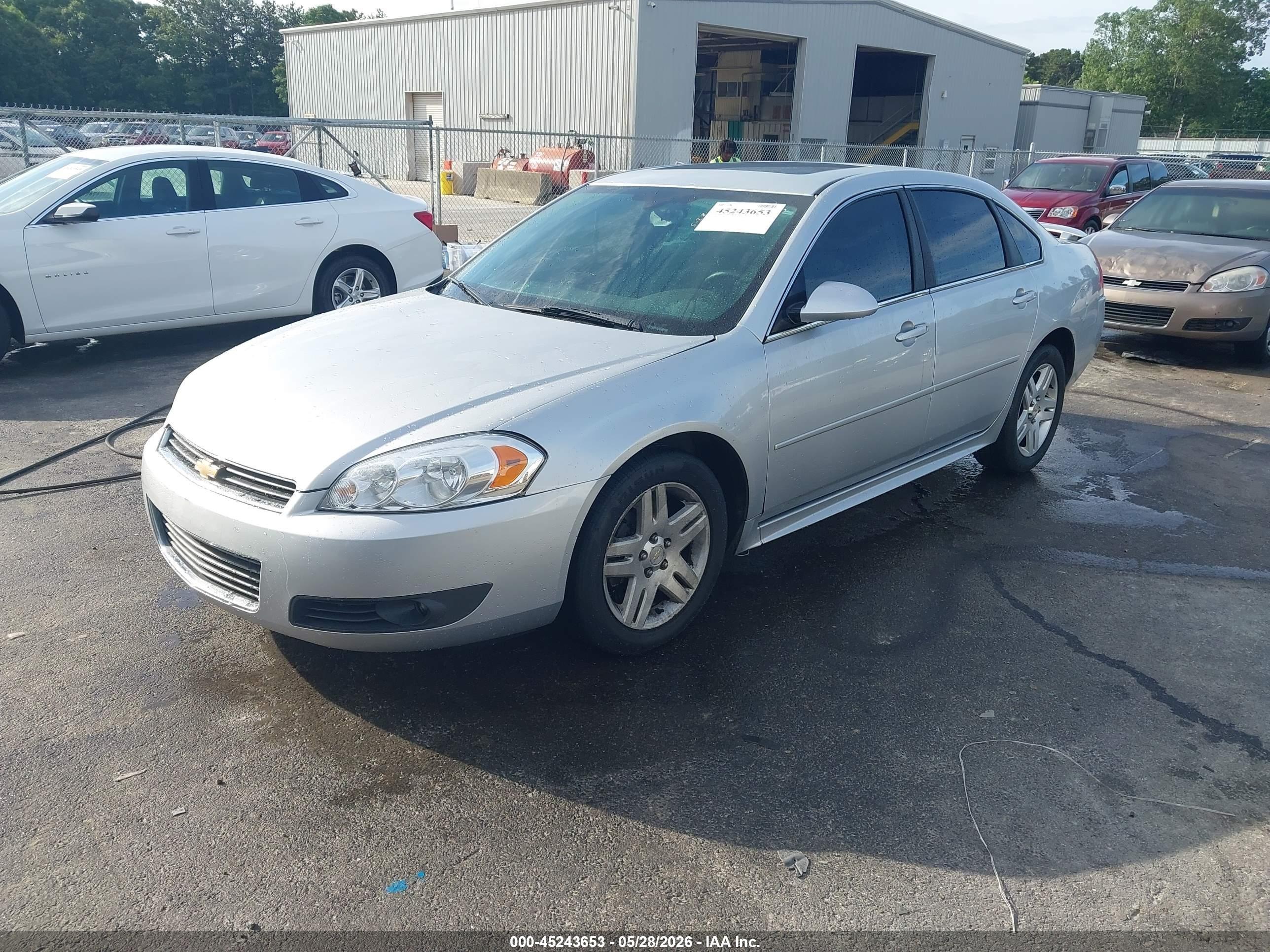 2011 Chevrolet Impala Lt Silver vin: 2G1WB5EK4B1325200