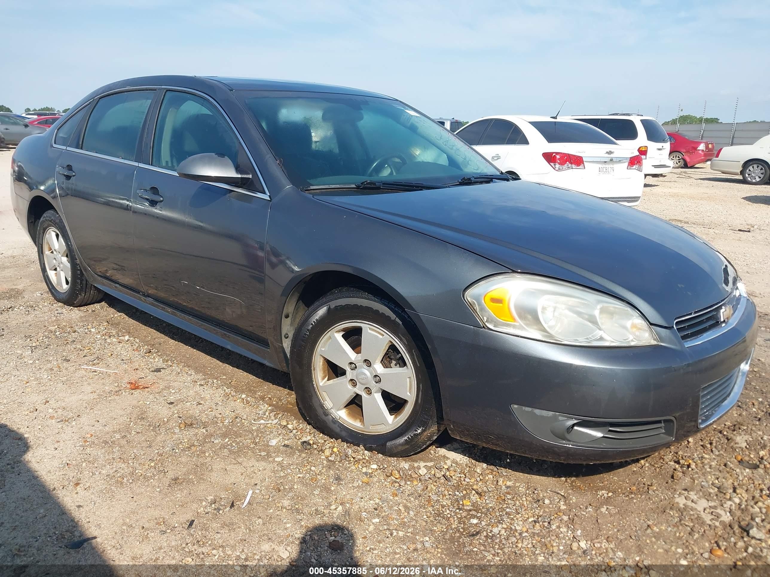 2010 Chevrolet Impala Lt Серый vin: 2G1WB5EK5A1151099