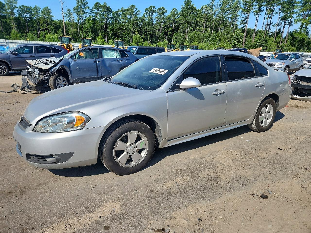 2010 Chevrolet Impala Lt Silver vin: 2G1WB5EK5A1156254