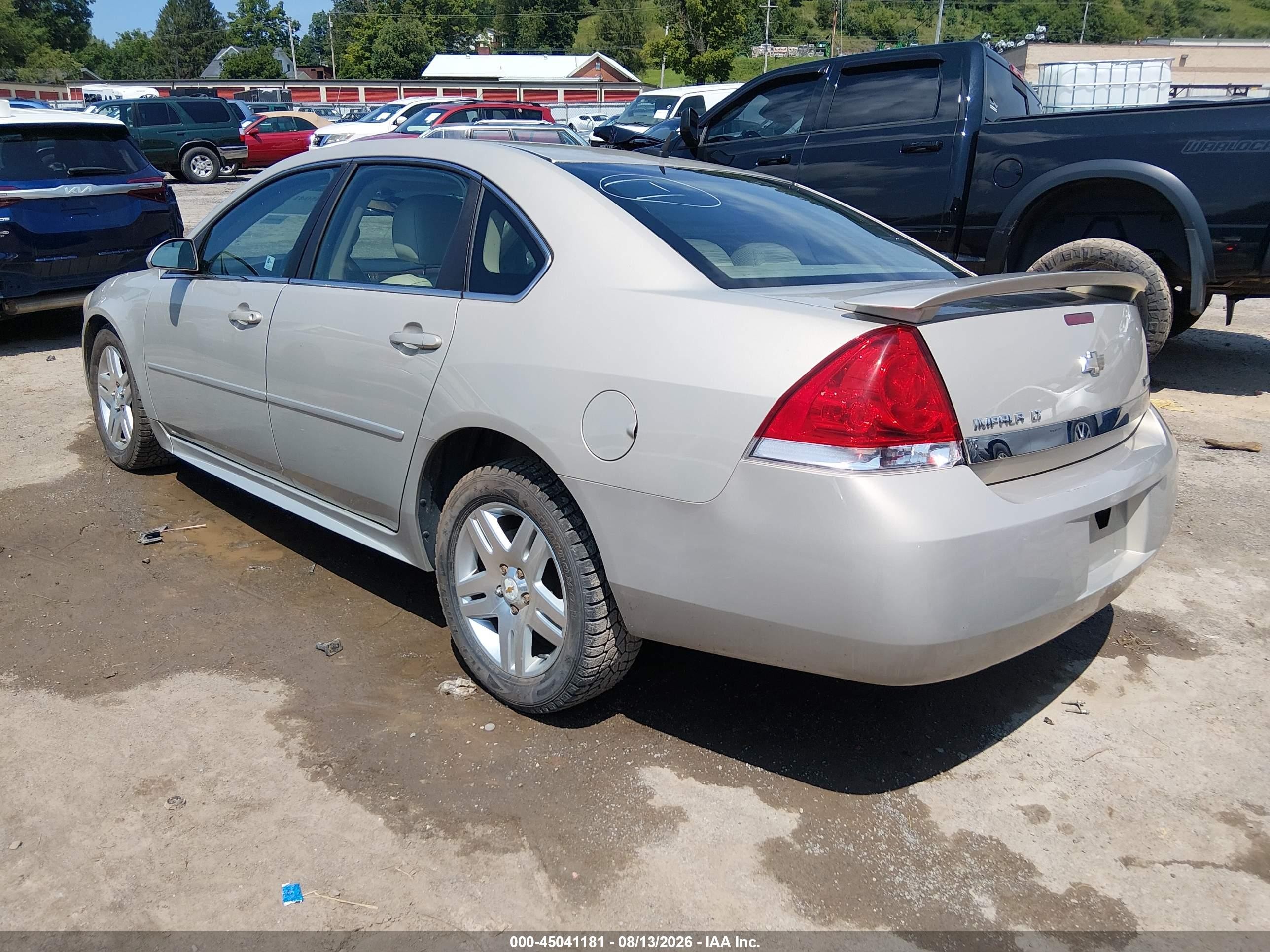 2010 Chevrolet Impala Lt Gold vin: 2G1WB5EK5A1173281