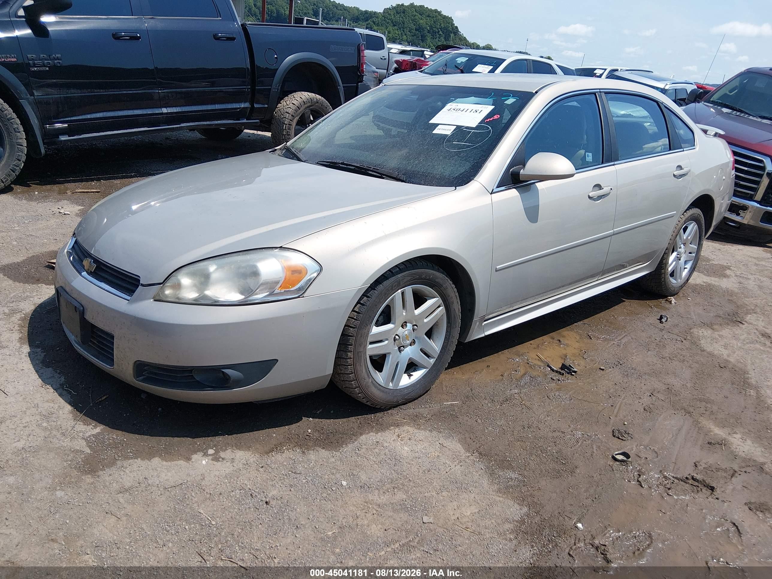 2010 Chevrolet Impala Lt Gold vin: 2G1WB5EK5A1173281