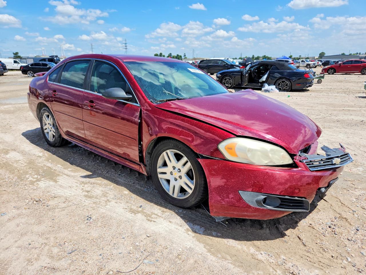 2010 Chevrolet Impala Red vin: 2G1WB5EK5A1181798