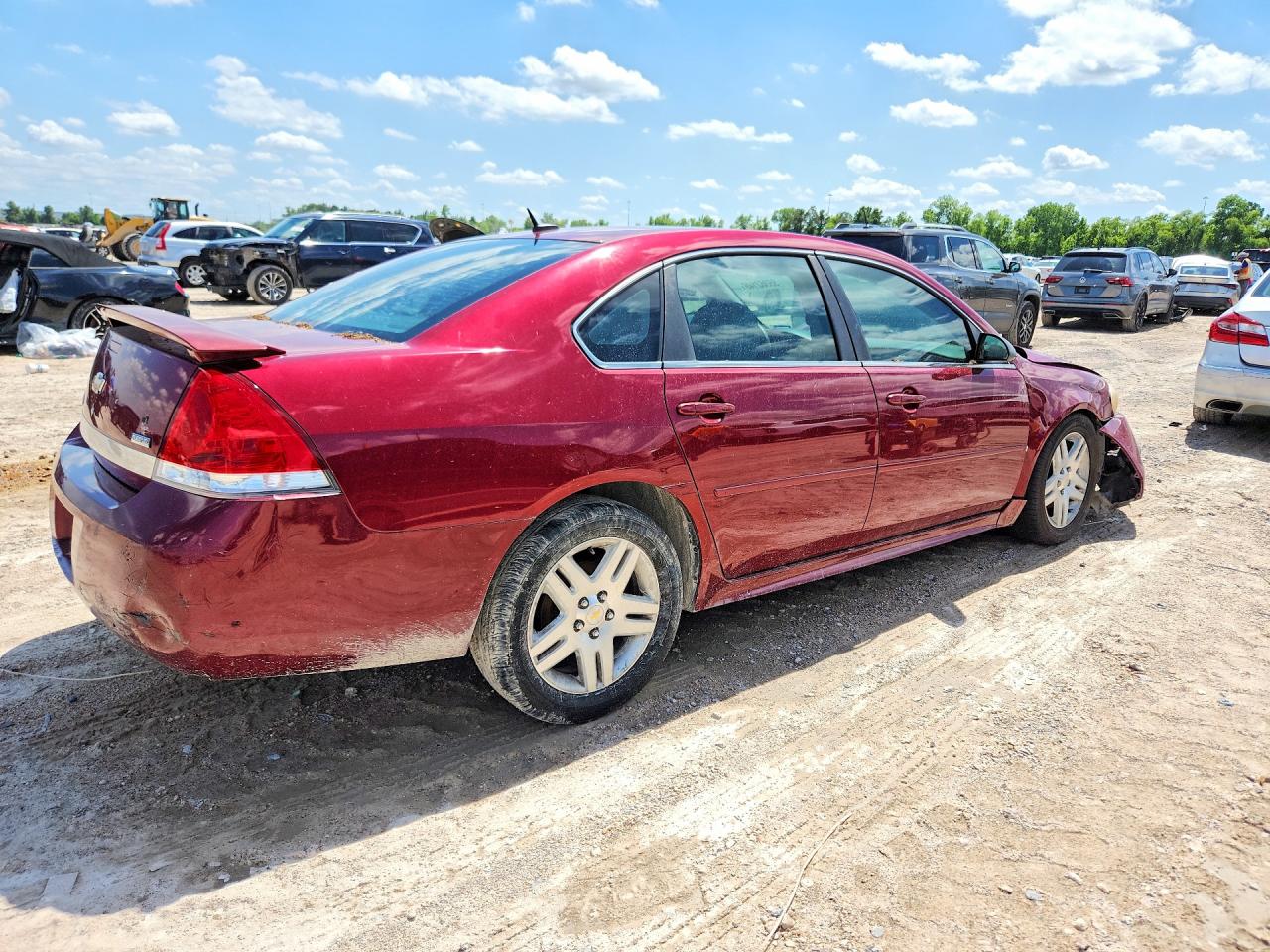 2010 Chevrolet Impala Red vin: 2G1WB5EK5A1181798