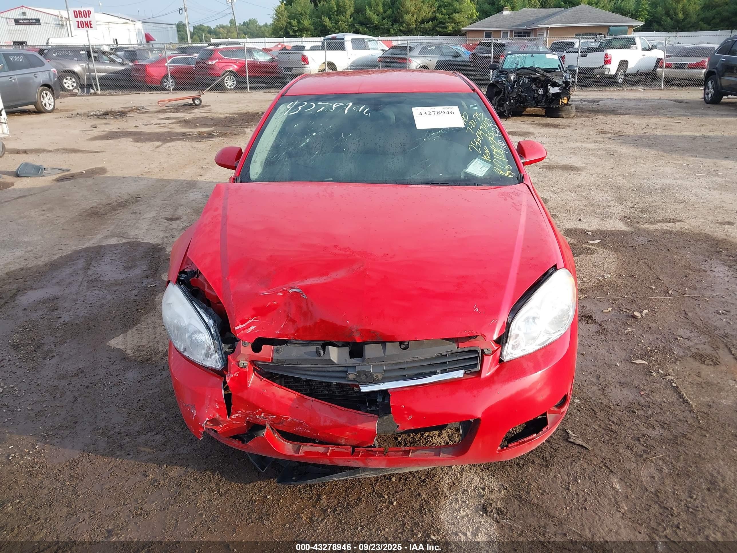 2010 Chevrolet Impala Lt Red vin: 2G1WB5EK5A1183759