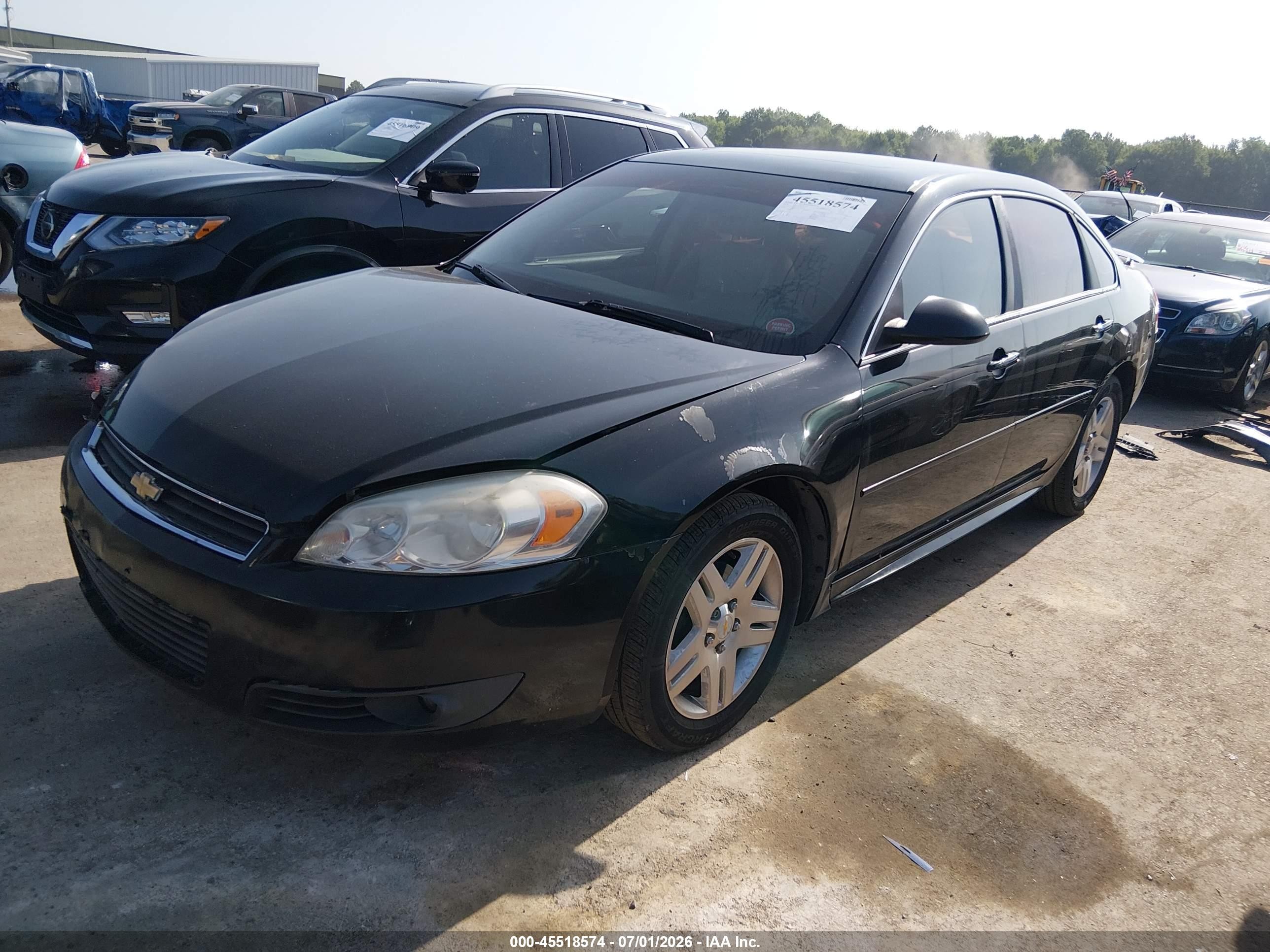 2010 Chevrolet Impala Lt Черный vin: 2G1WB5EK5A1188430