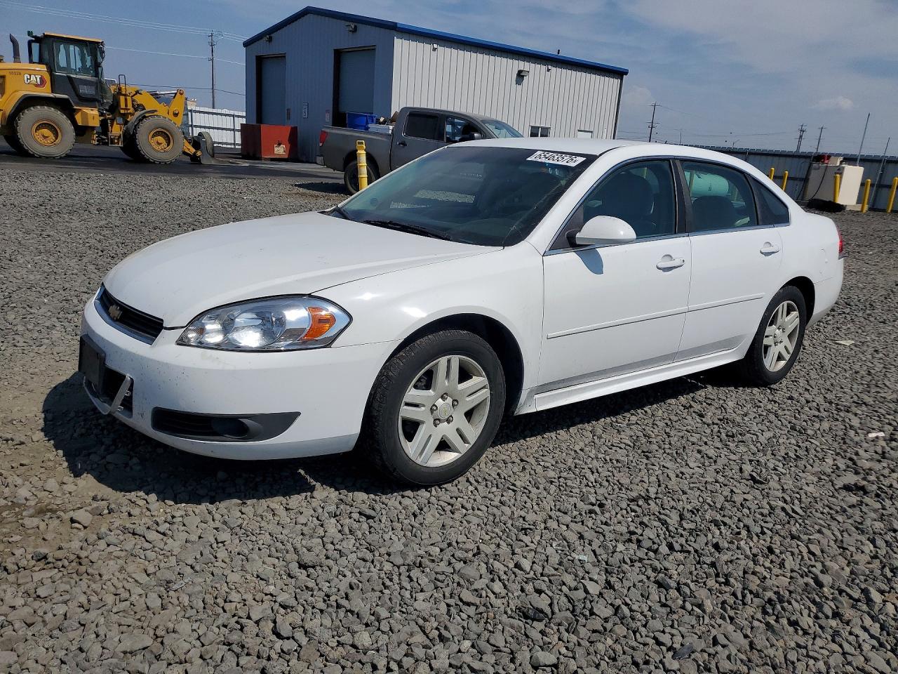 2010 Chevrolet Impala Lt White vin: 2G1WB5EK5A1215691