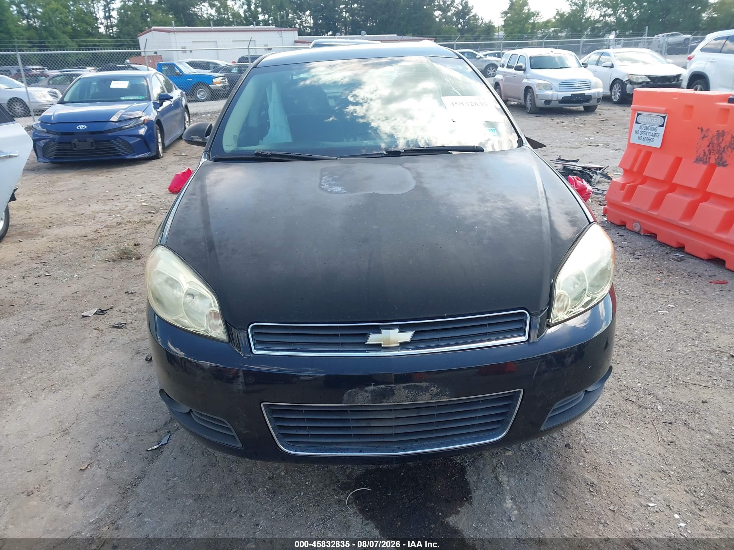 2010 Chevrolet Impala Lt Black vin: 2G1WB5EK5A1220857