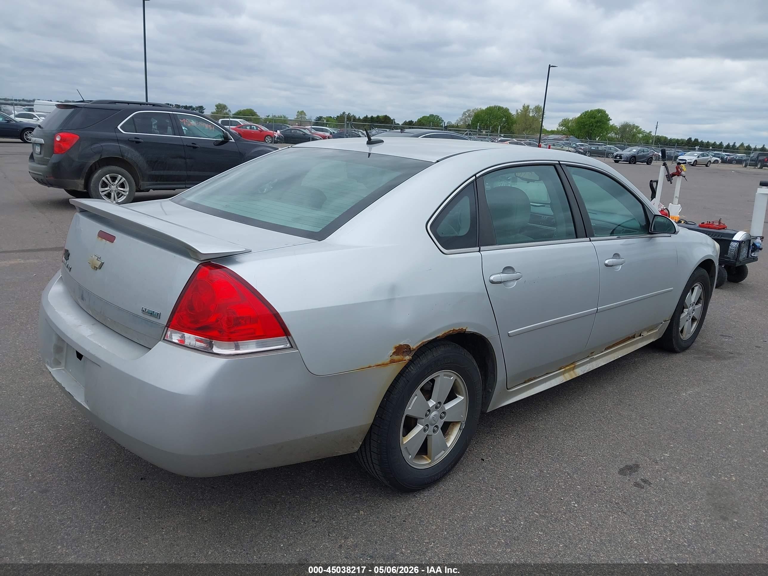 2010 Chevrolet Impala Lt Silver vin: 2G1WB5EK5A1226996