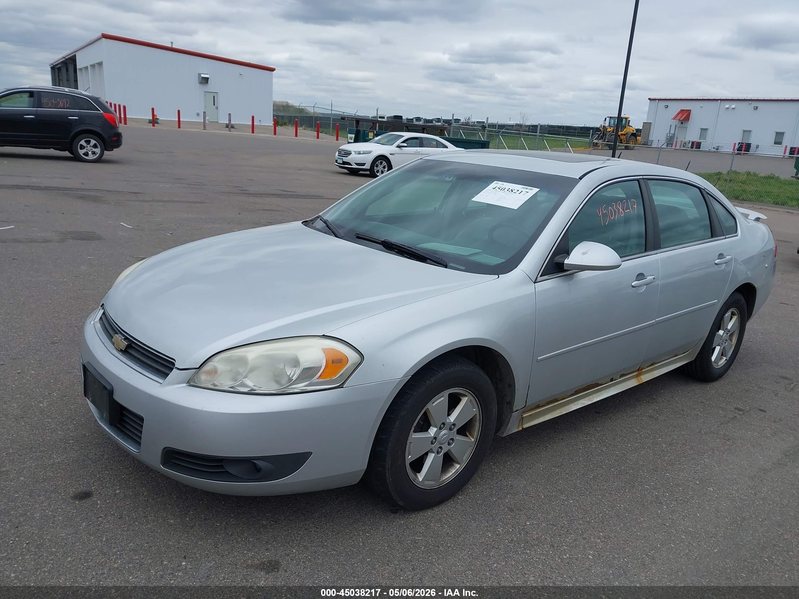 2010 Chevrolet Impala Lt Silver vin: 2G1WB5EK5A1226996