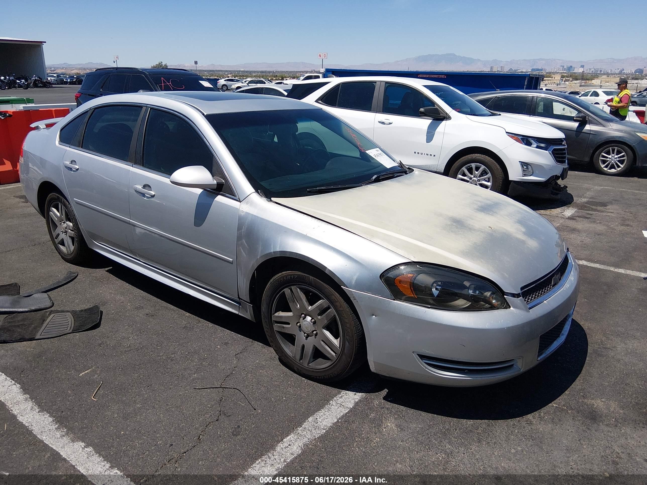 2010 Chevrolet Impala Lt Silver vin: 2G1WB5EK5A1238775