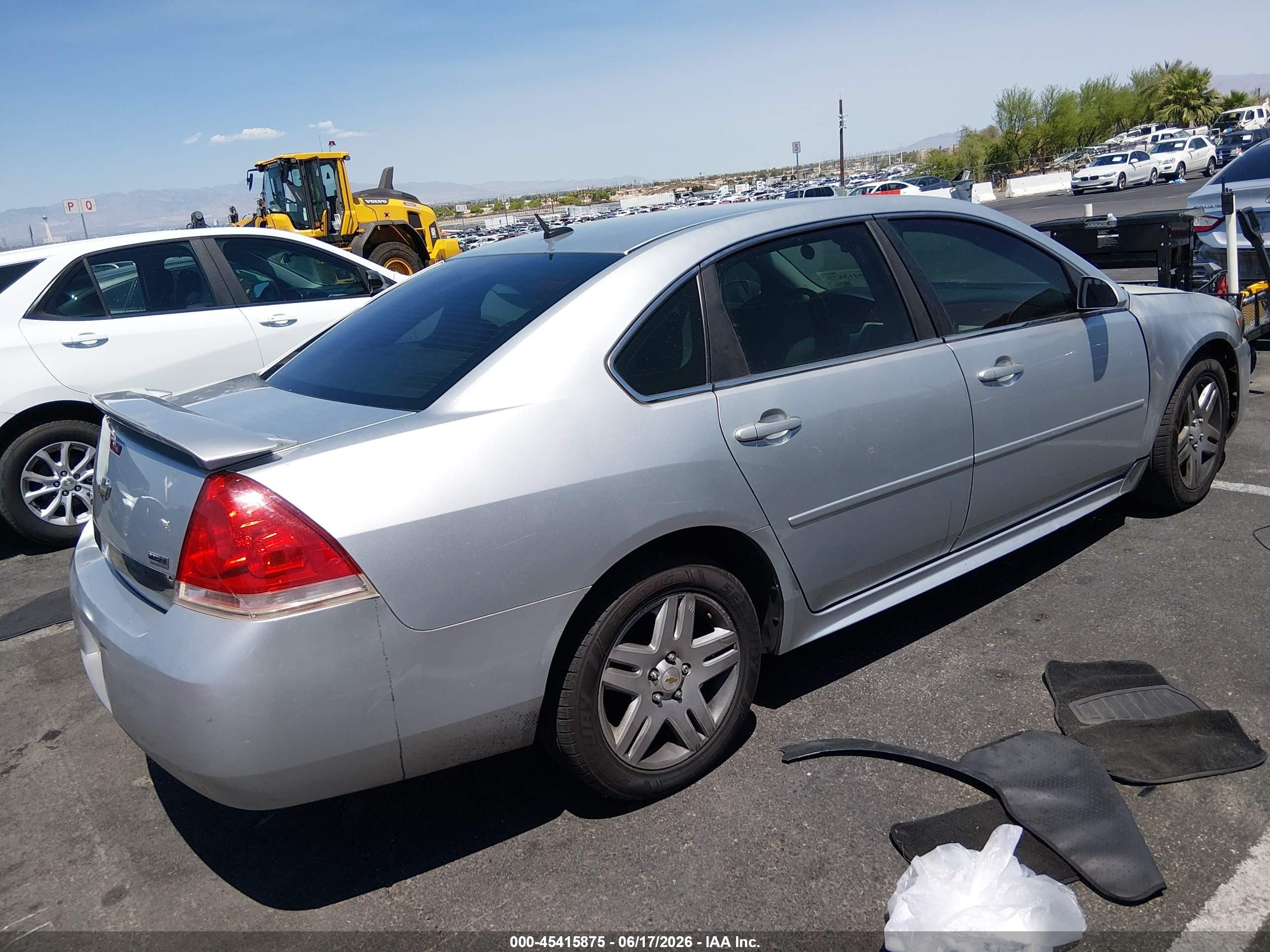 2010 Chevrolet Impala Lt Silver vin: 2G1WB5EK5A1238775