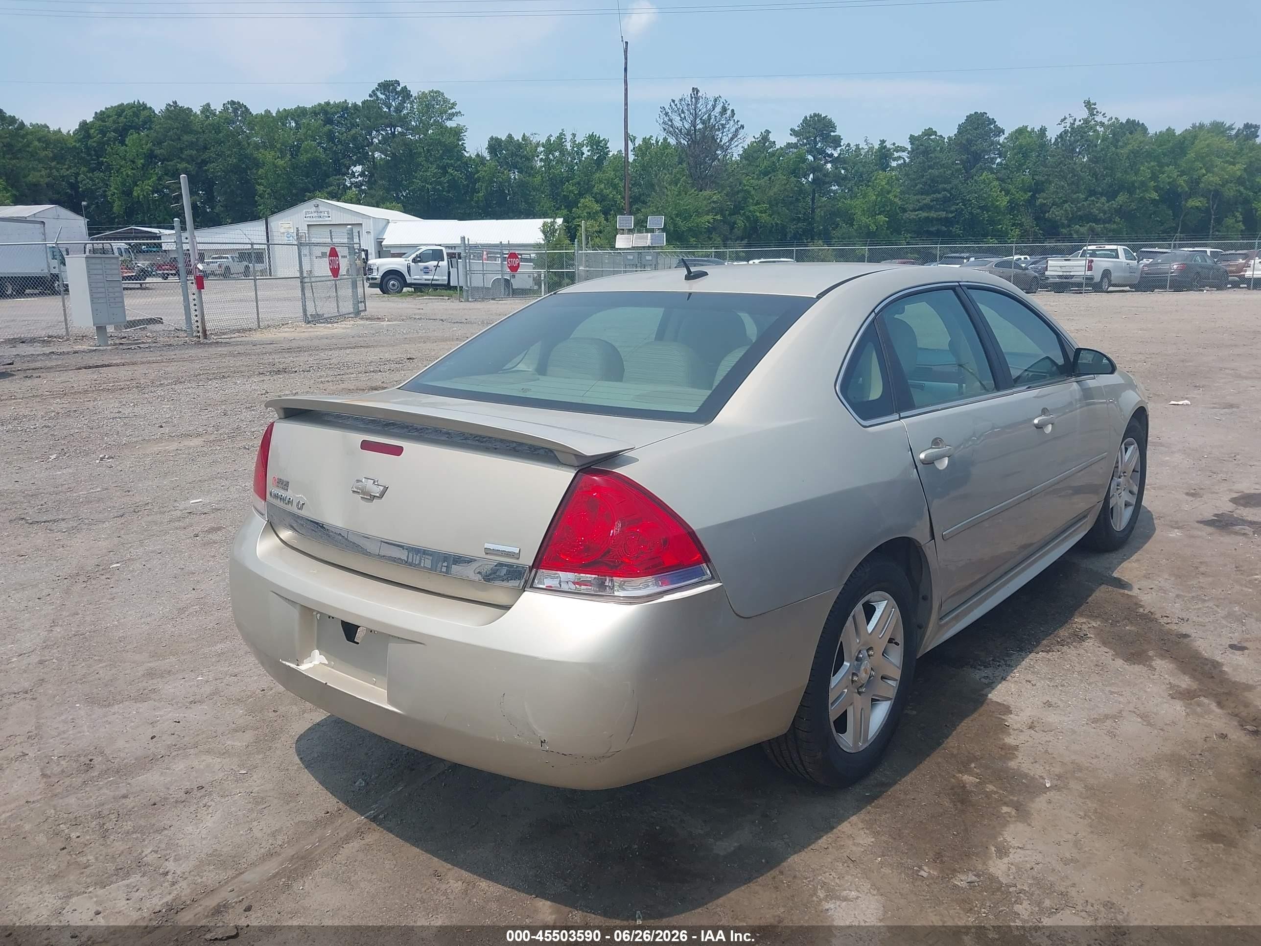 2011 Chevrolet Impala Lt Tan vin: 2G1WB5EK5B1190843
