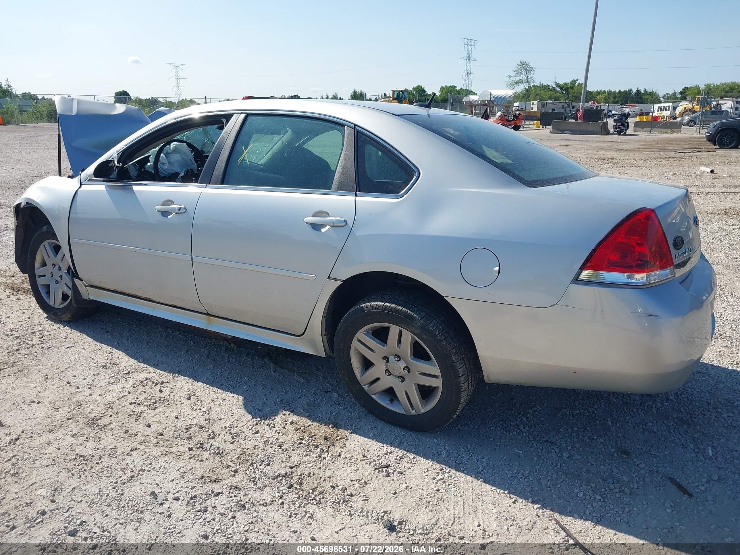 2011 Chevrolet Impala Lt Silver vin: 2G1WB5EK5B1328848