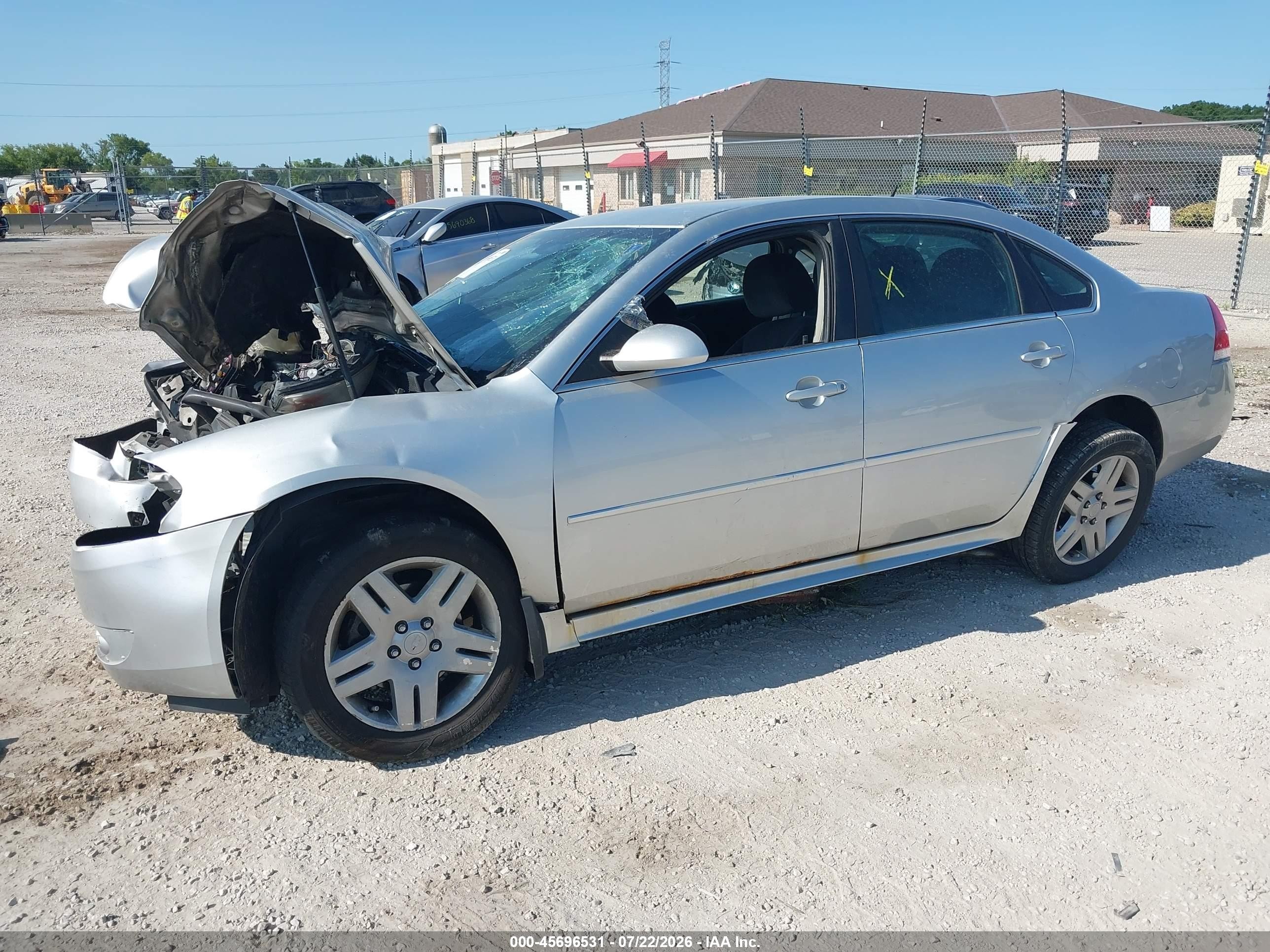 2011 Chevrolet Impala Lt Silver vin: 2G1WB5EK5B1328848