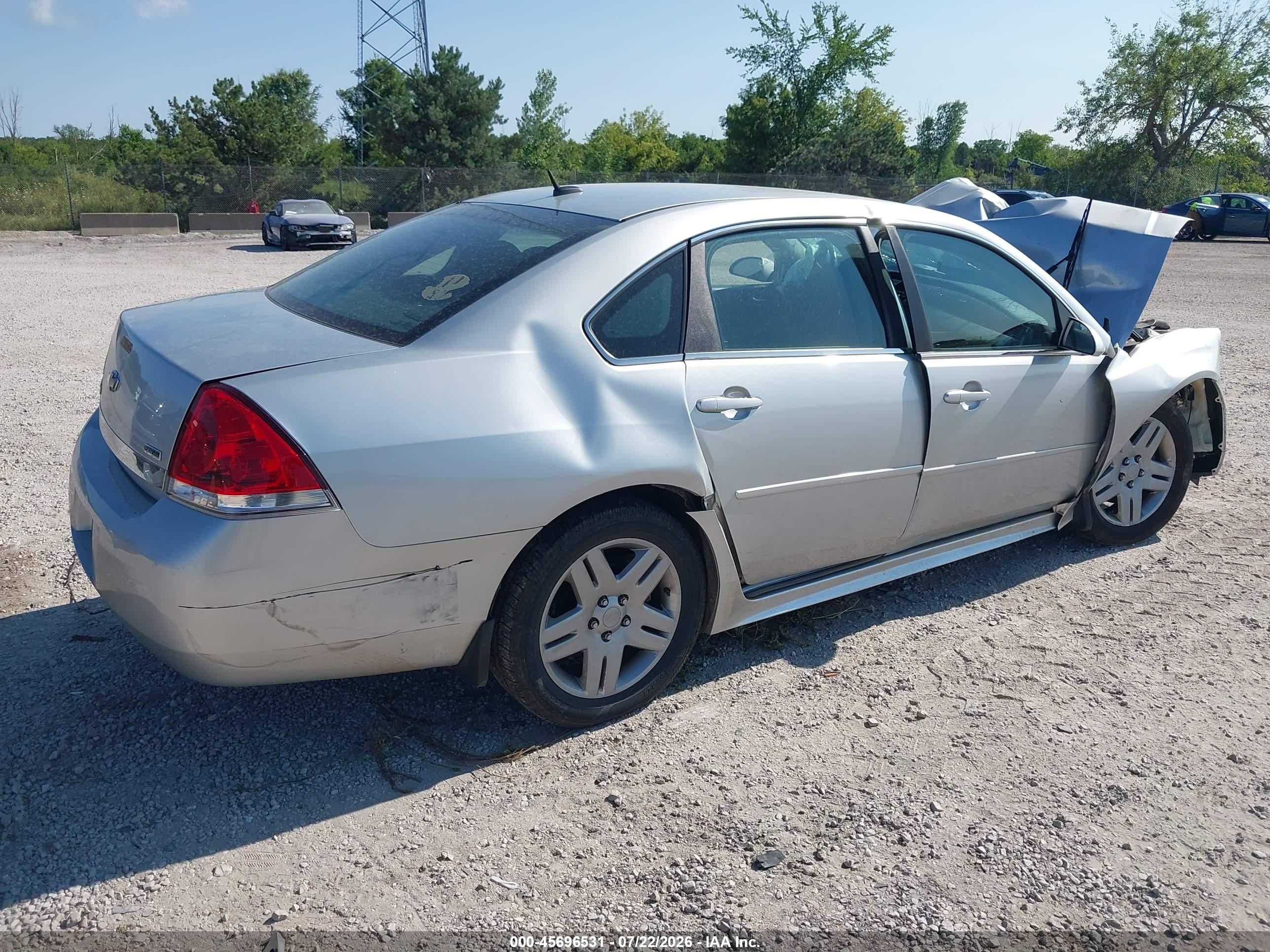 2011 Chevrolet Impala Lt Silver vin: 2G1WB5EK5B1328848