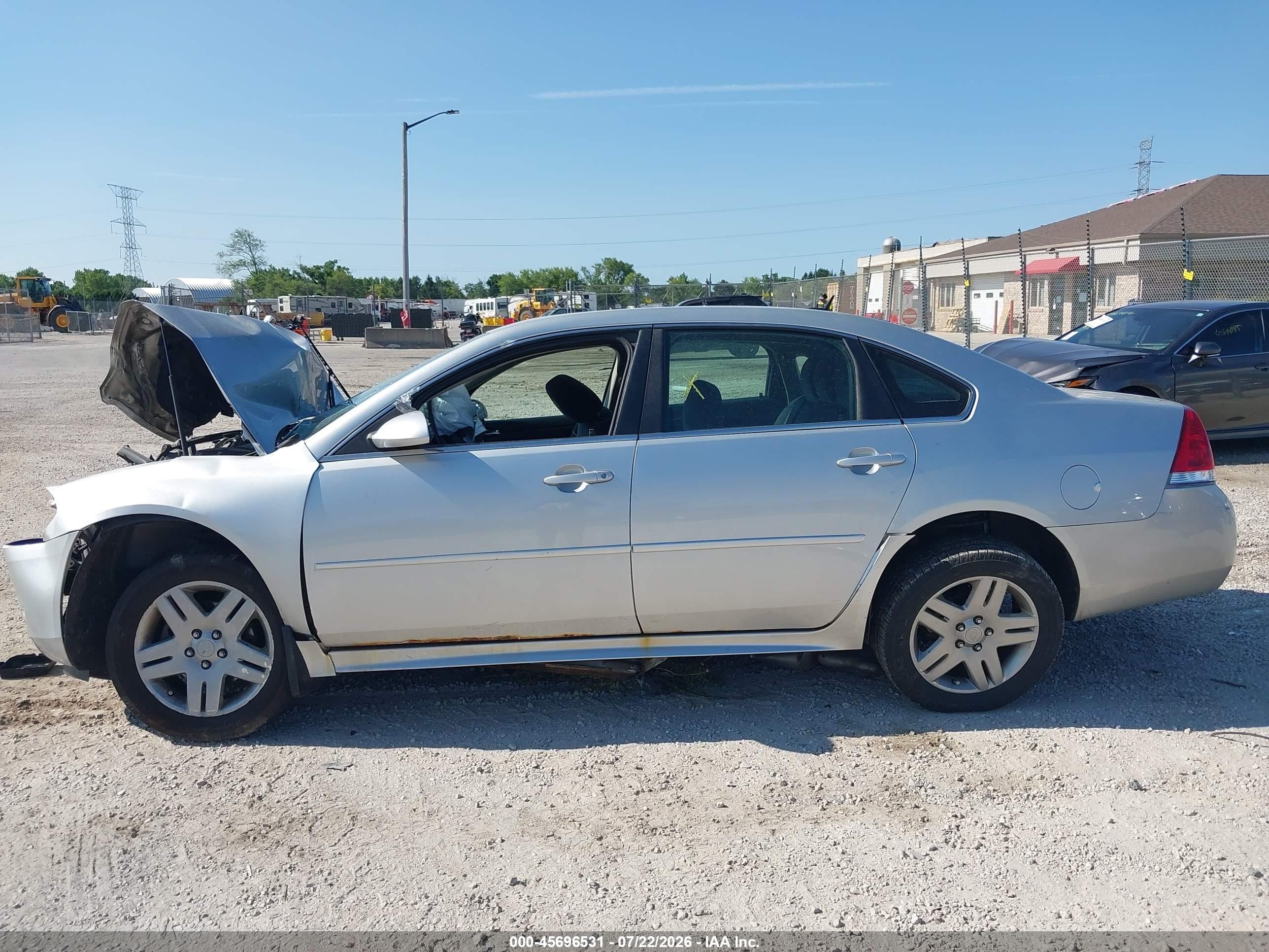 2011 Chevrolet Impala Lt Silver vin: 2G1WB5EK5B1328848