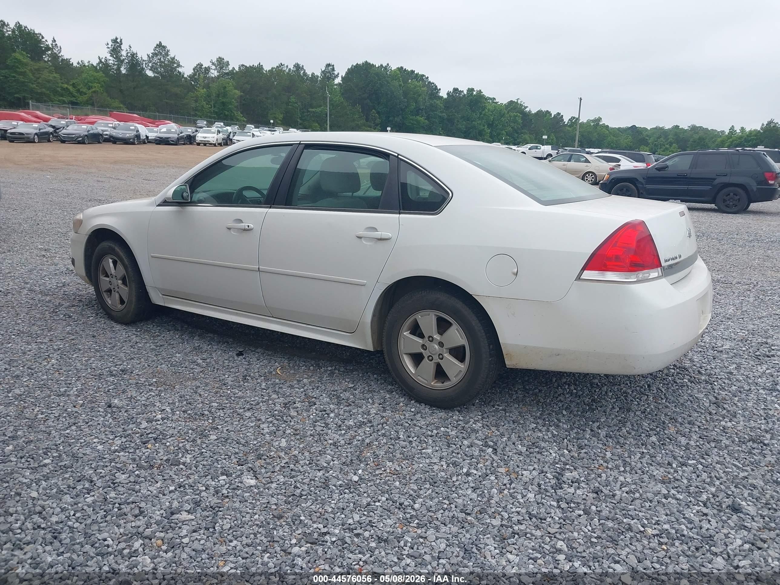 2010 Chevrolet Impala Lt White vin: 2G1WB5EK6A1161396