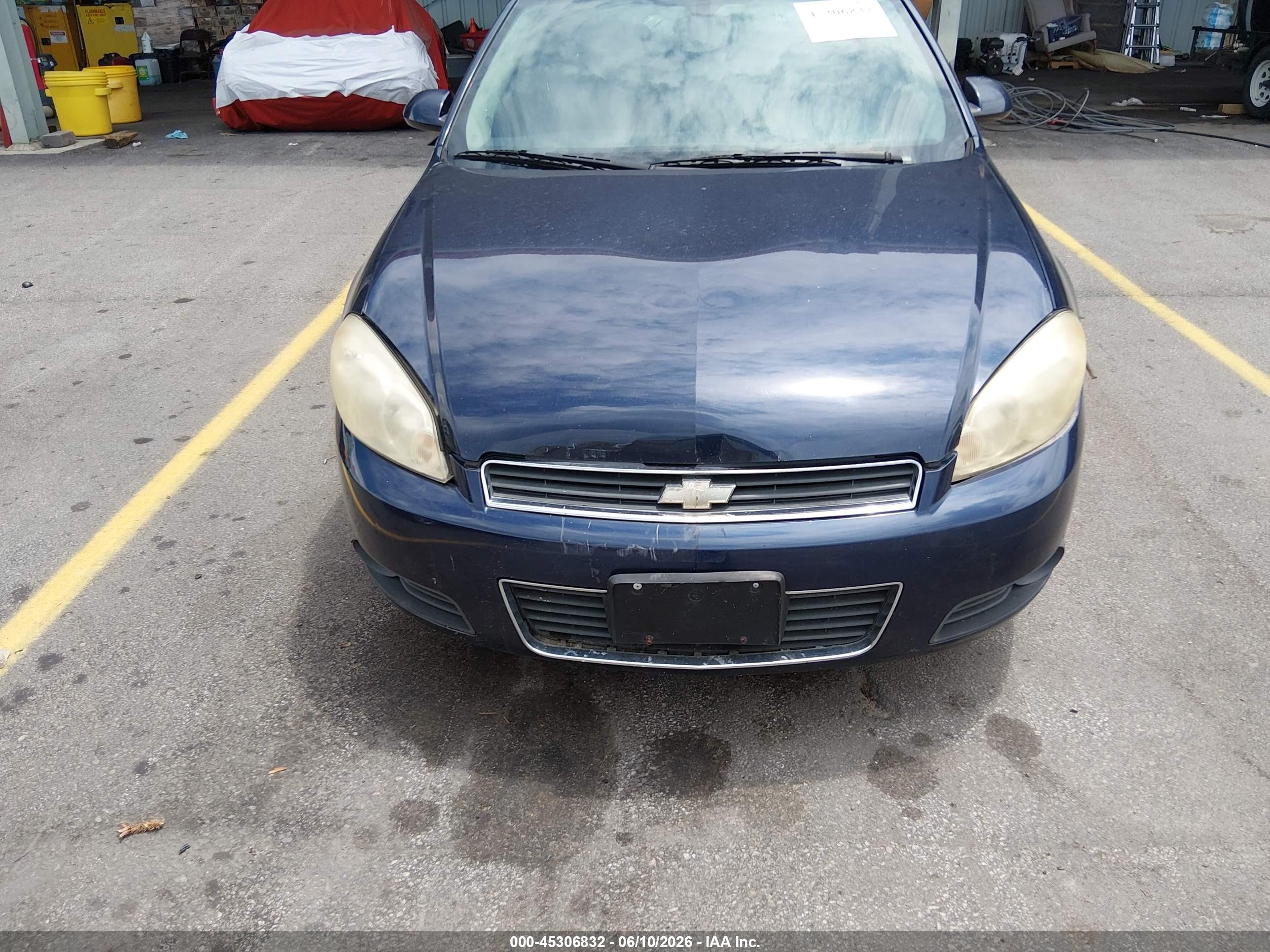 2010 Chevrolet Impala Lt Blue vin: 2G1WB5EK6A1235643