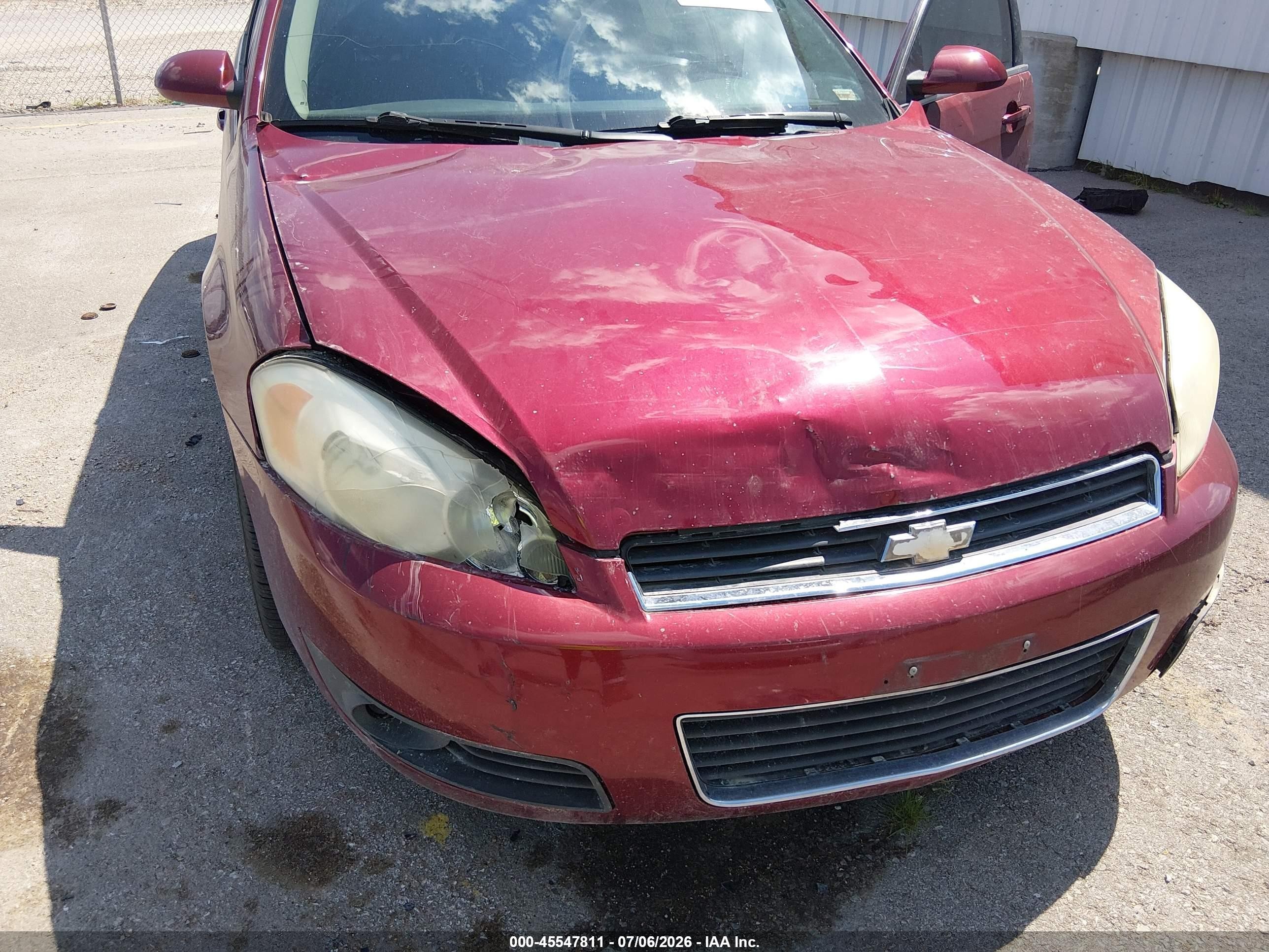 2011 Chevrolet Impala Lt Red vin: 2G1WB5EK6B1101457