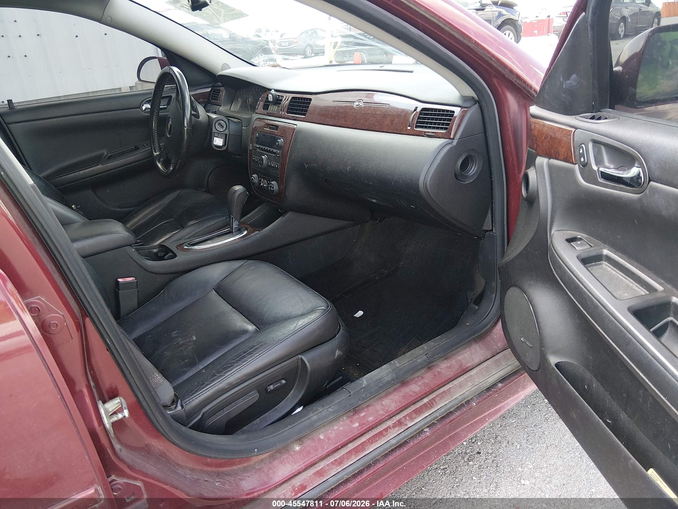 2011 Chevrolet Impala Lt Red vin: 2G1WB5EK6B1101457