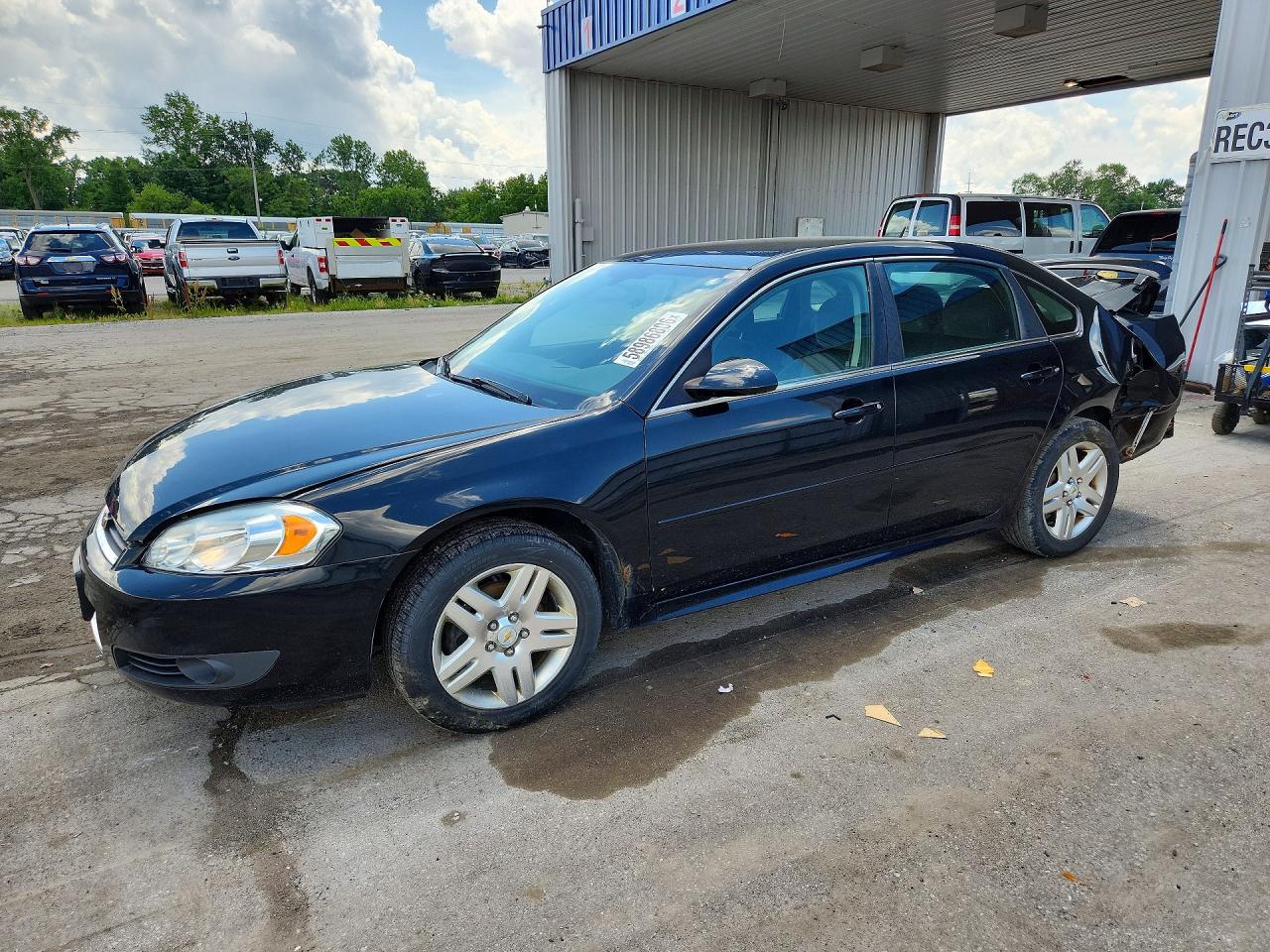 2011 Chevrolet Impala Lt Black vin: 2G1WB5EK6B1147578