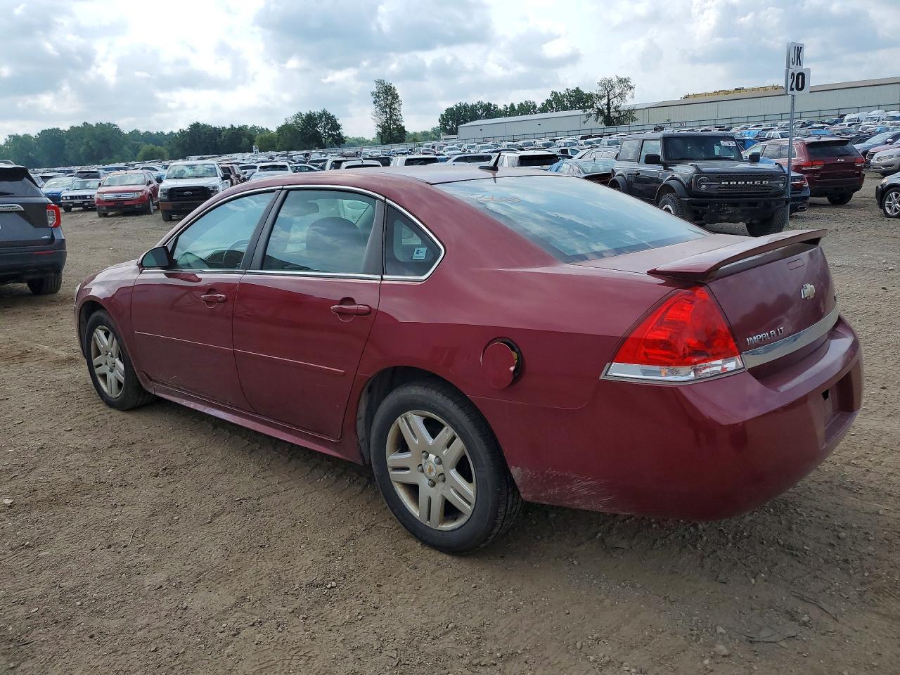 2011 Chevrolet Impala Lt Red vin: 2G1WB5EK6B1165725