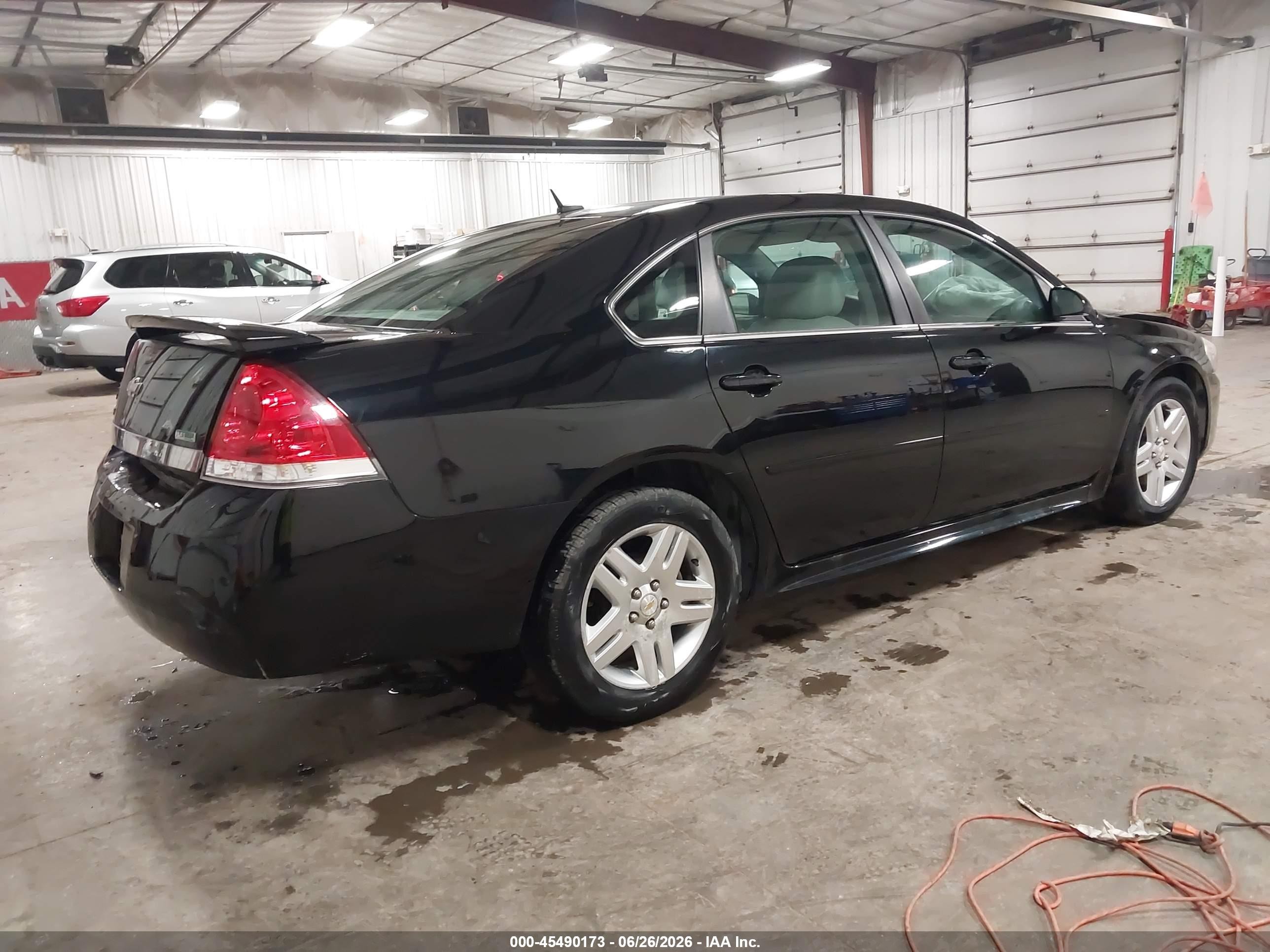 2011 Chevrolet Impala Lt Черный vin: 2G1WB5EK6B1194545