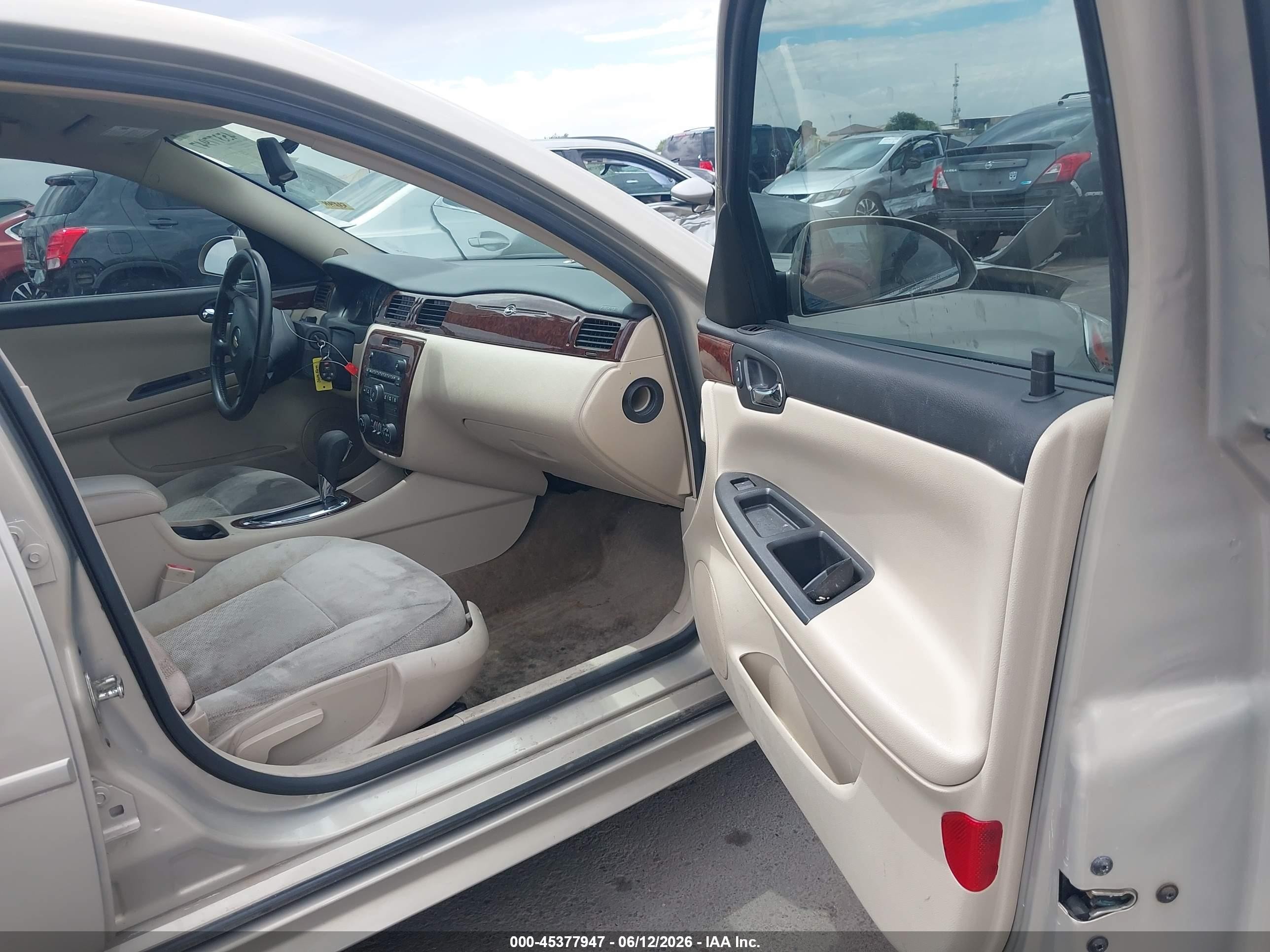 2011 Chevrolet Impala Lt Beige vin: 2G1WB5EK6B1199650