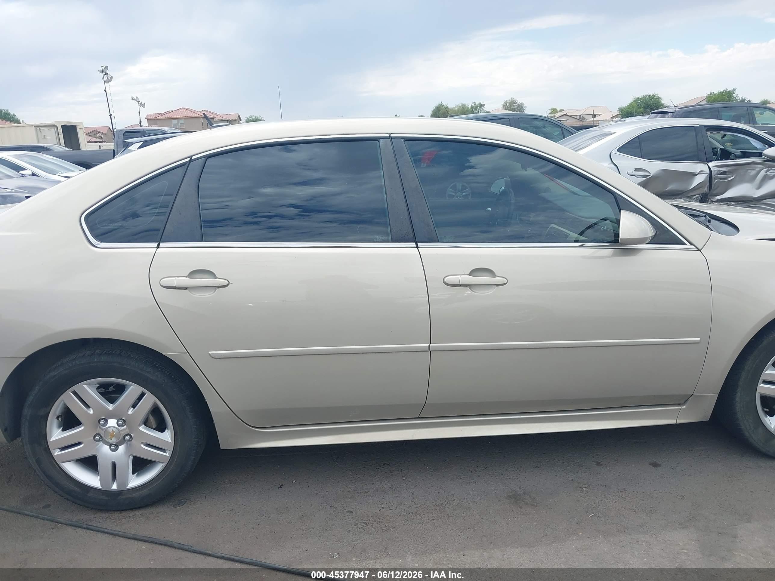 2011 Chevrolet Impala Lt Beige vin: 2G1WB5EK6B1199650
