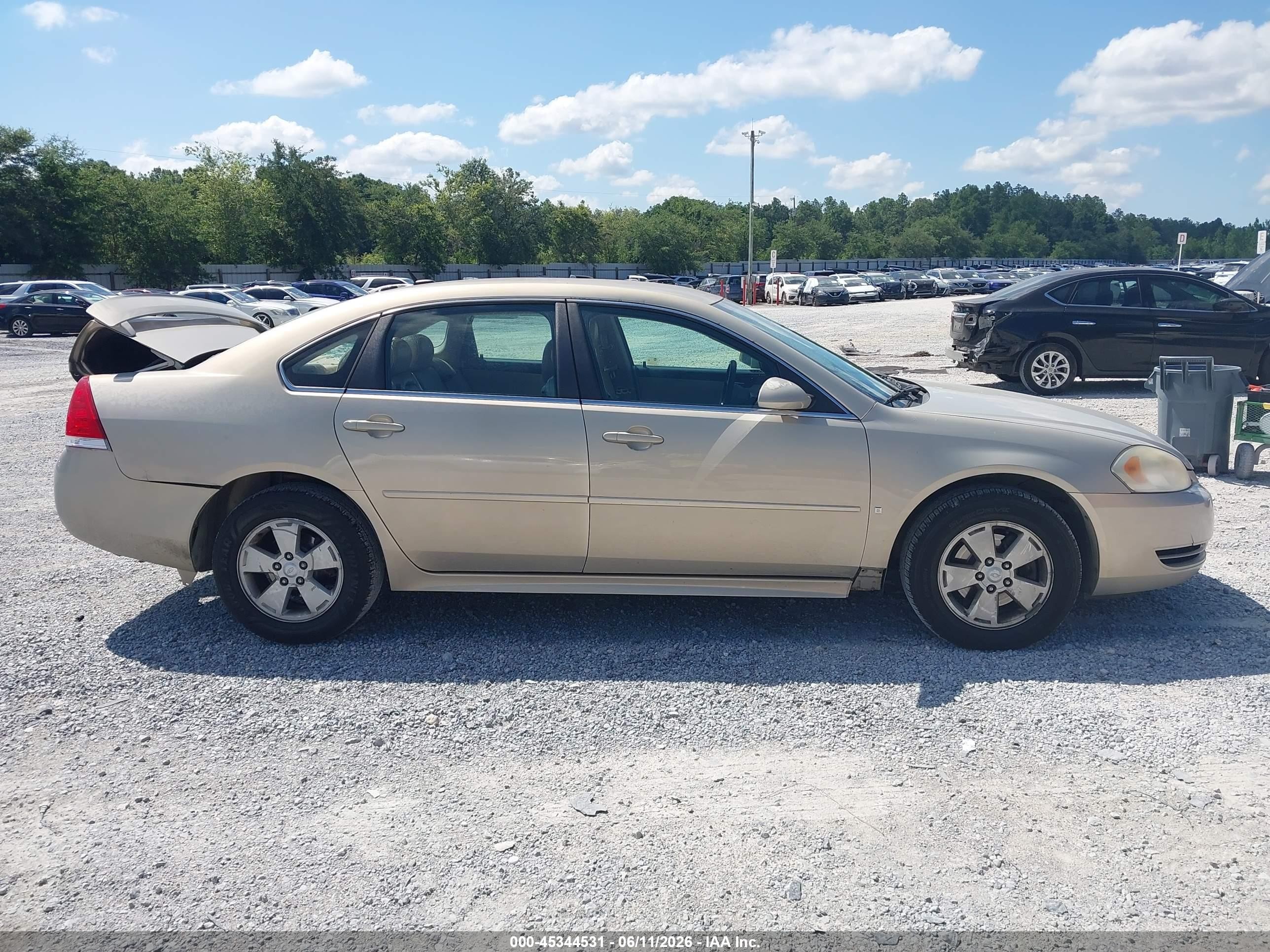 2010 Chevrolet Impala Lt Tan vin: 2G1WB5EK7A1100834