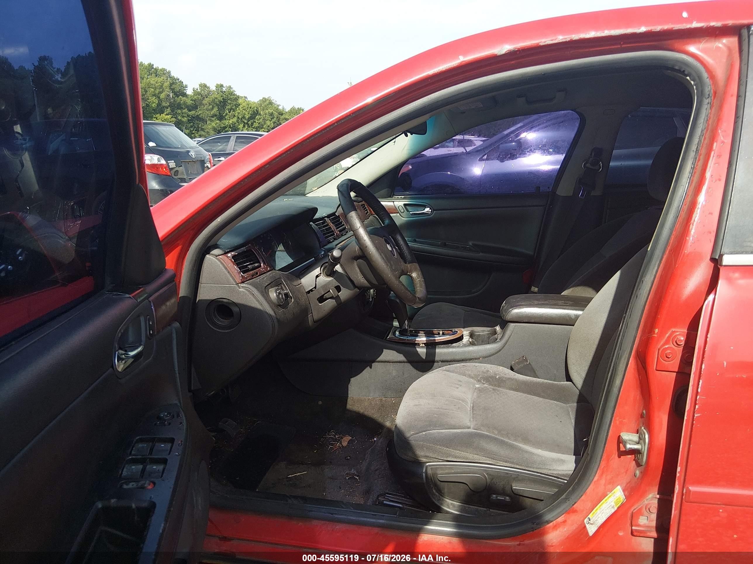 2010 Chevrolet Impala Lt Red vin: 2G1WB5EK7A1129086