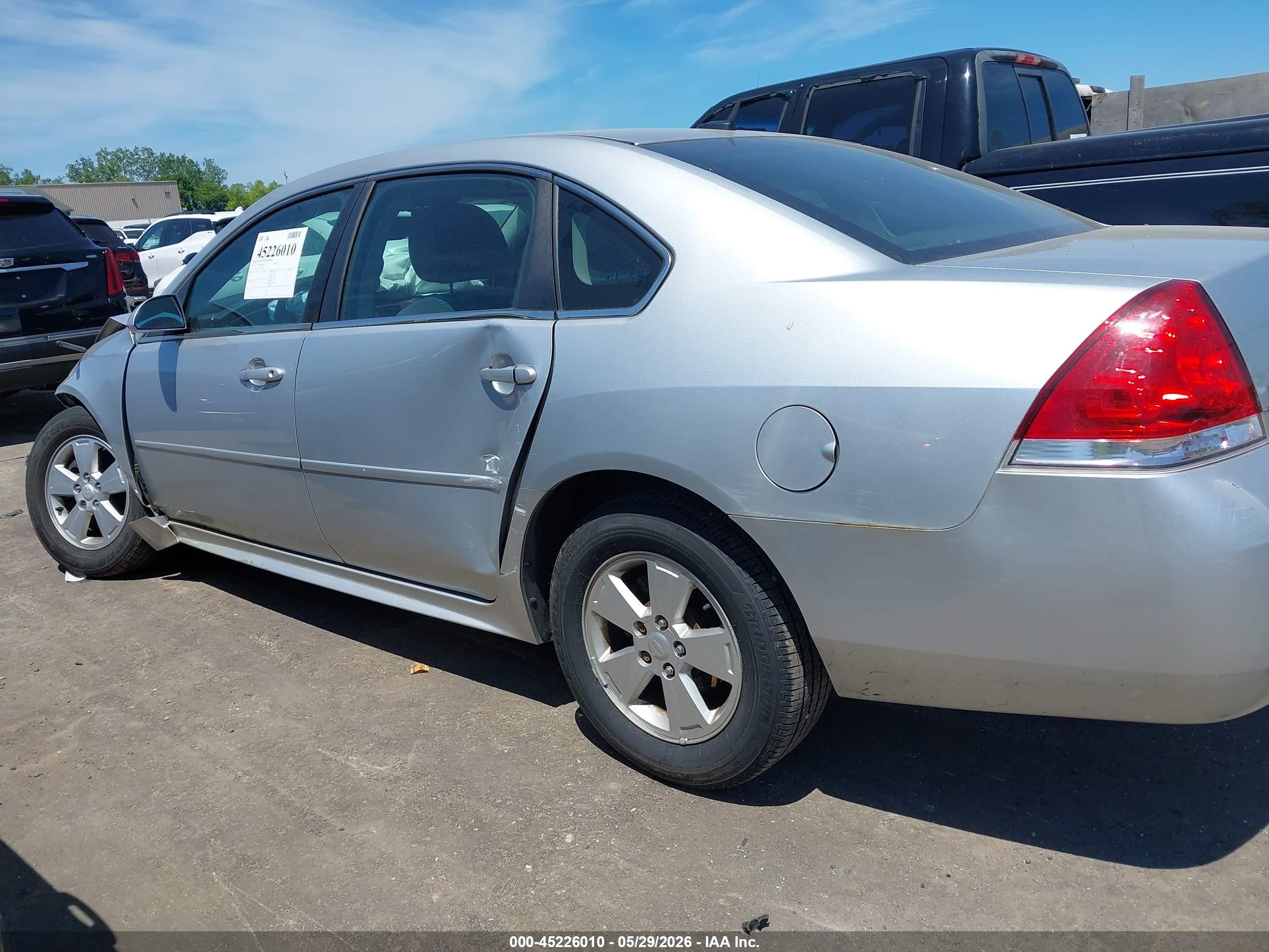 2010 Chevrolet Impala Lt Silver vin: 2G1WB5EK7A1138385